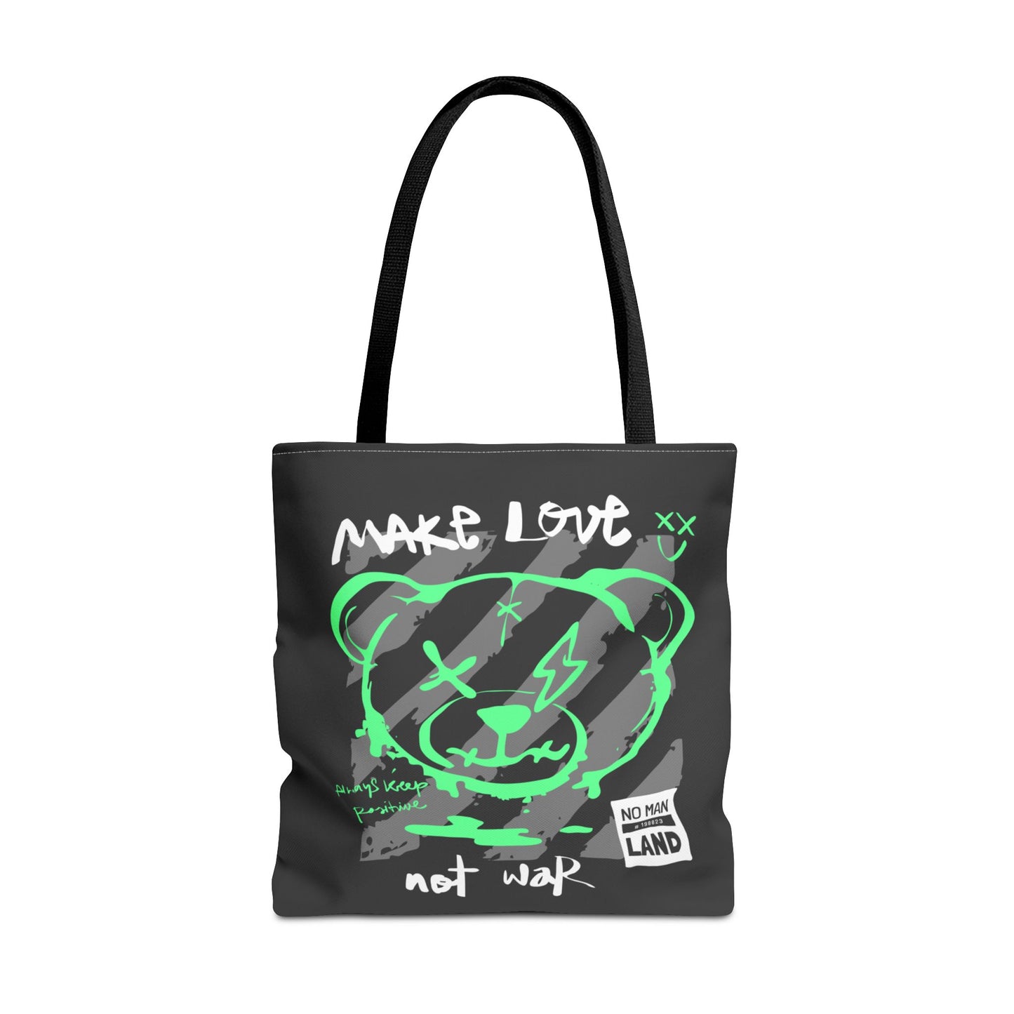 Make Love Not War — Tote Bag de protesta con estilo