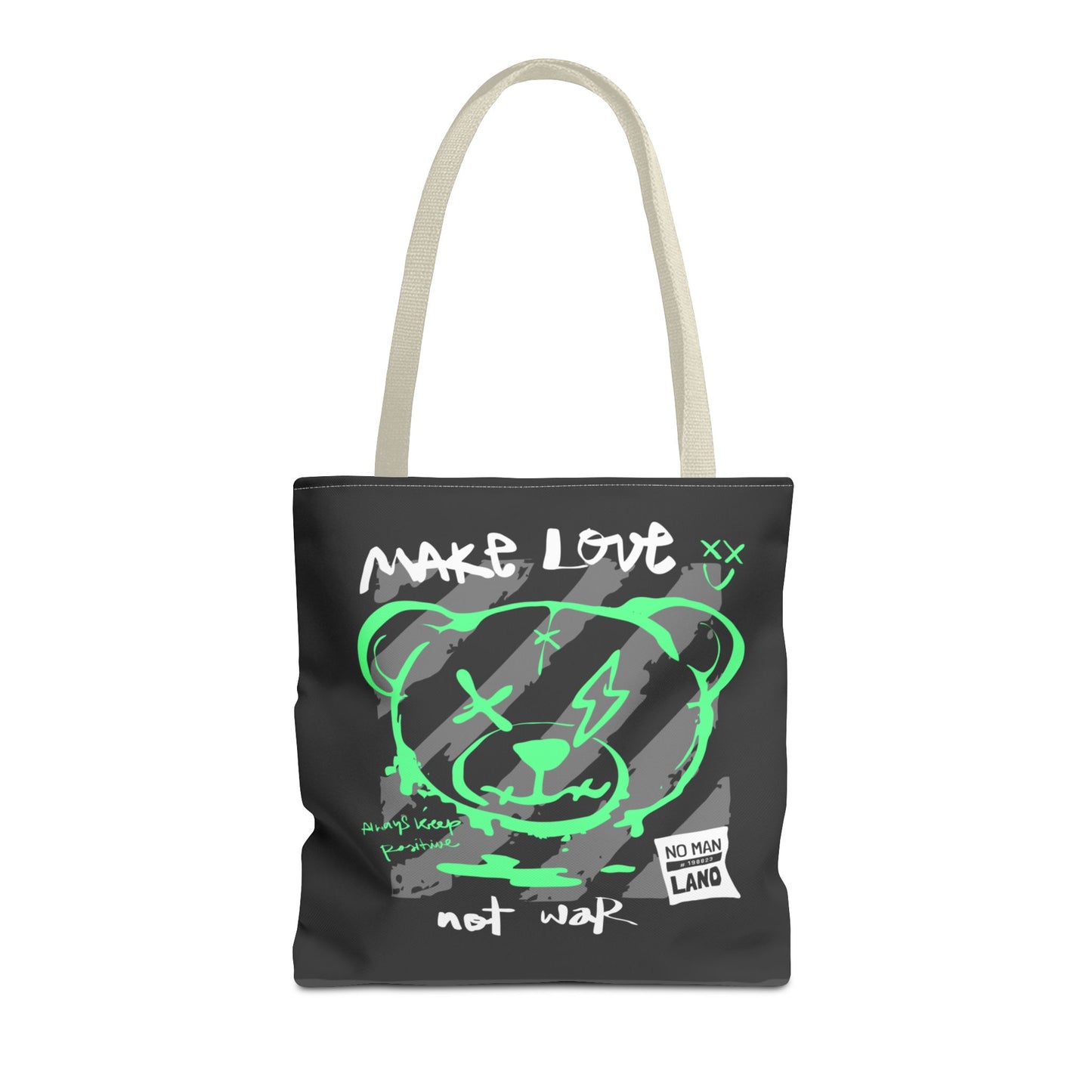 Make Love Not War — Tote Bag de protesta con estilo