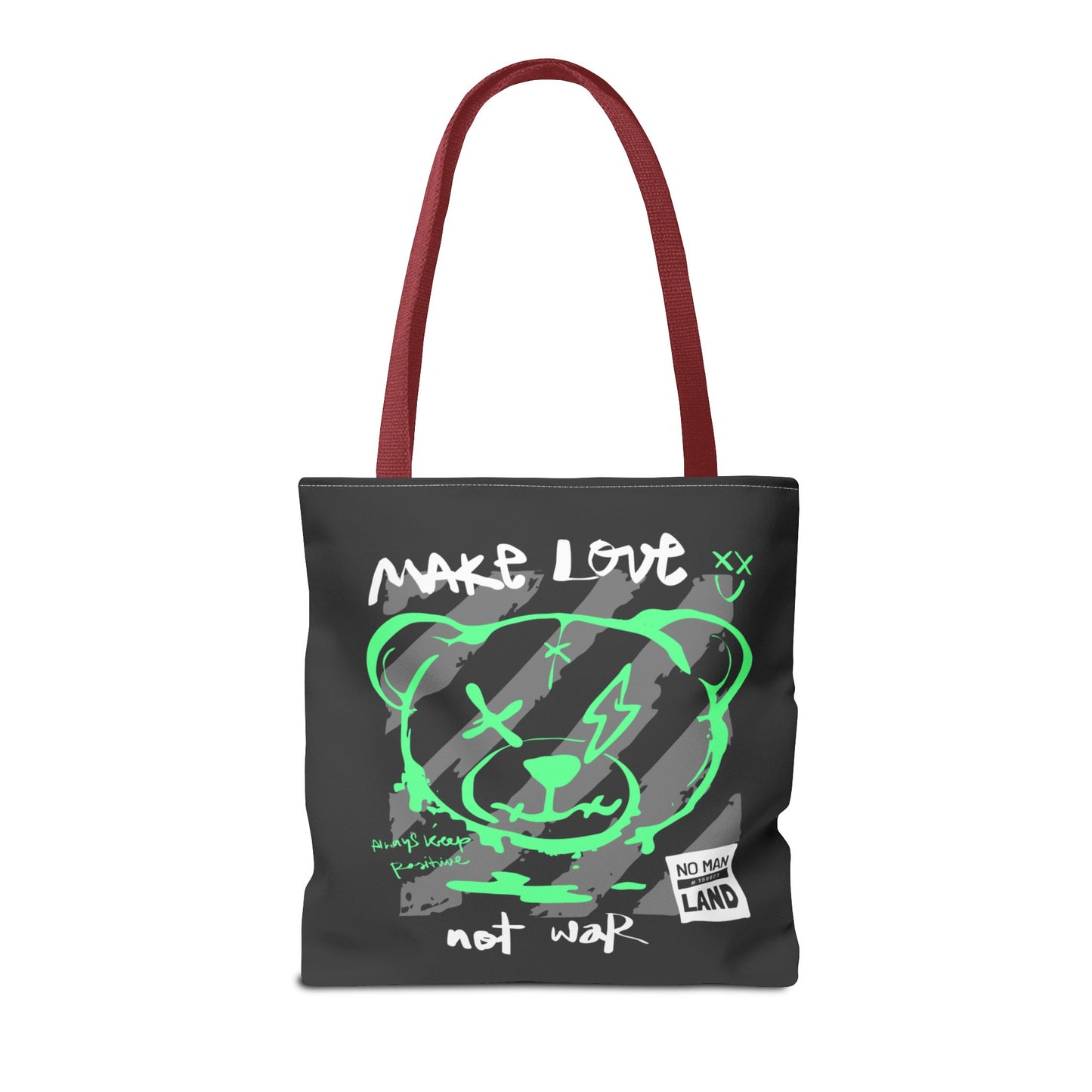 Make Love Not War — Tote Bag de protesta con estilo