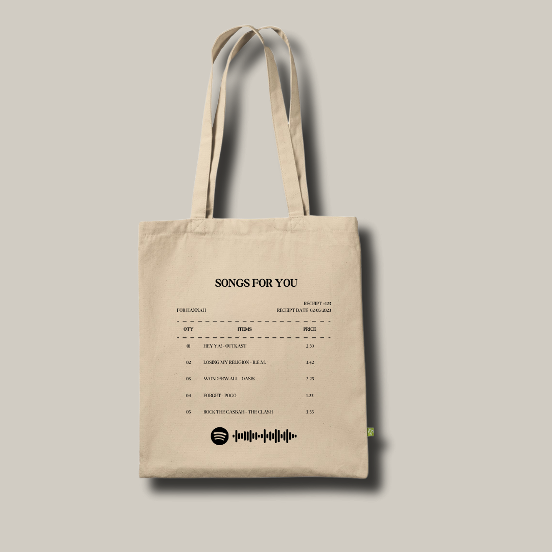 Bolsa de tela ecológica: Songs for you