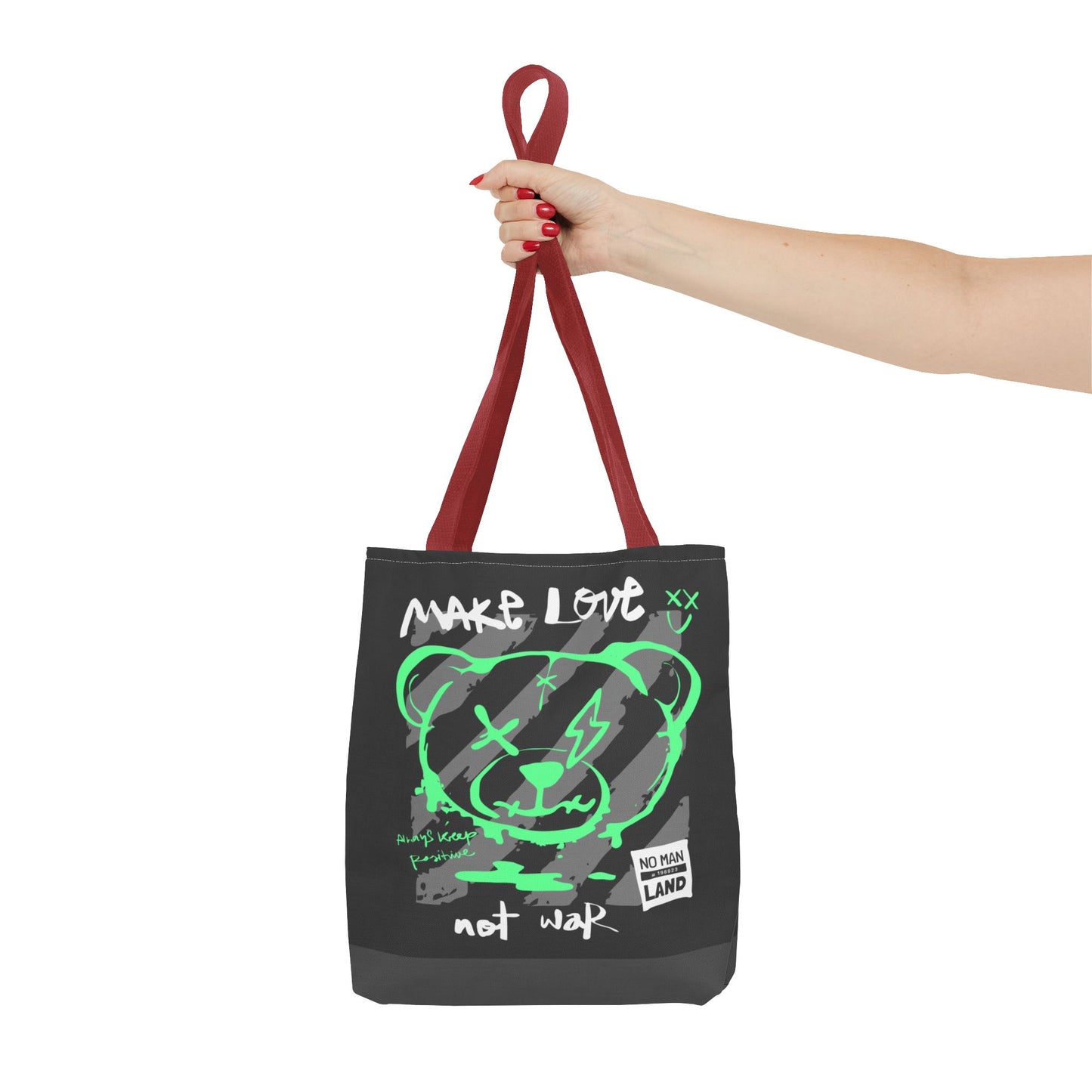 Make Love Not War — Tote Bag de protesta con estilo