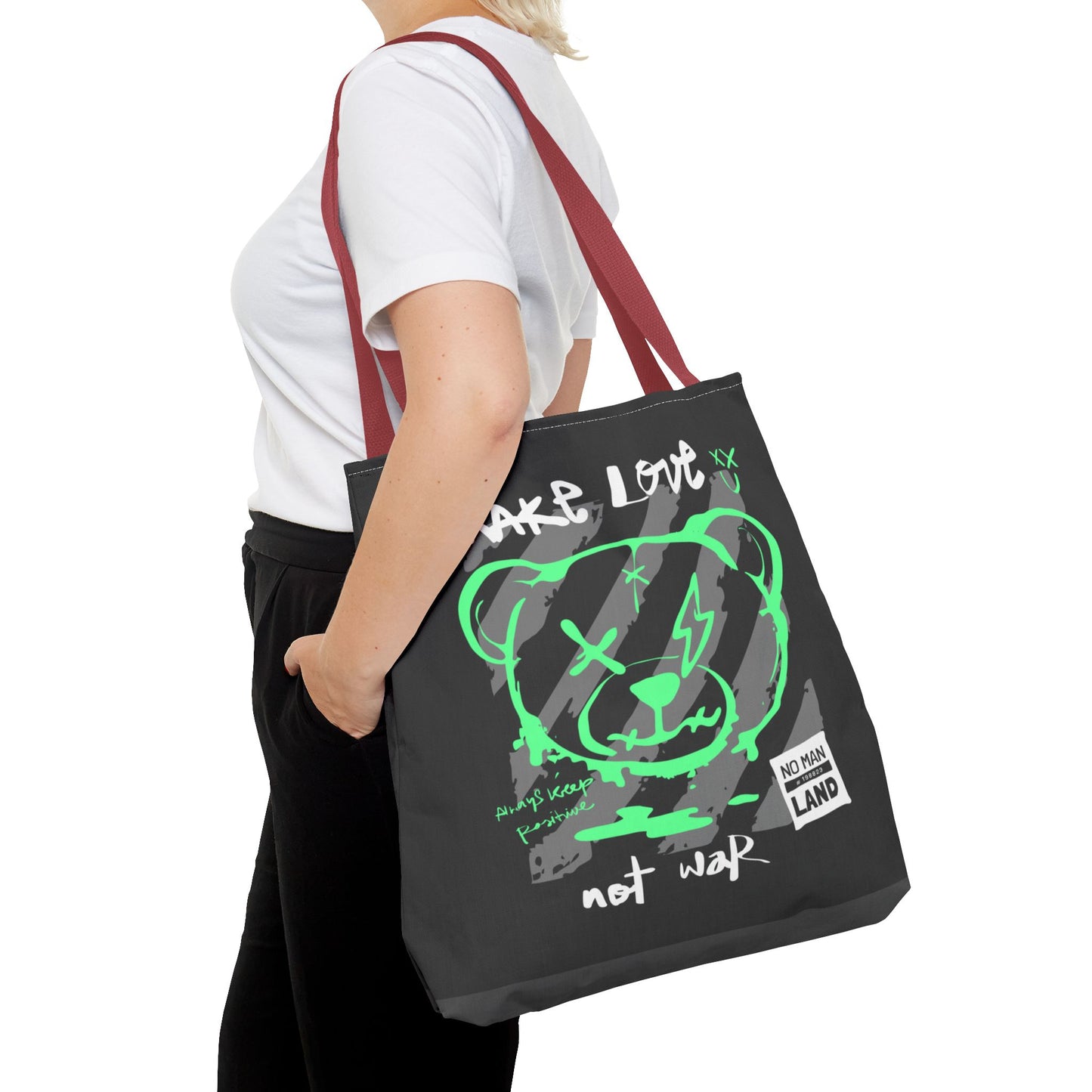 Make Love Not War — Tote Bag de protesta con estilo