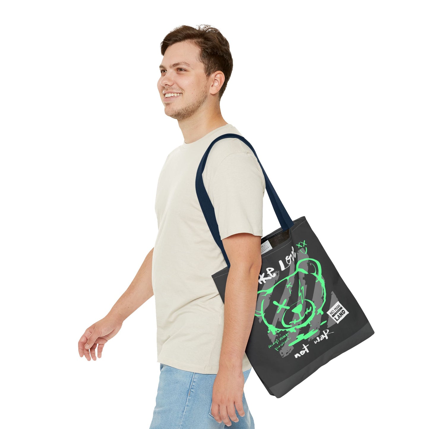 Make Love Not War — Tote Bag de protesta con estilo