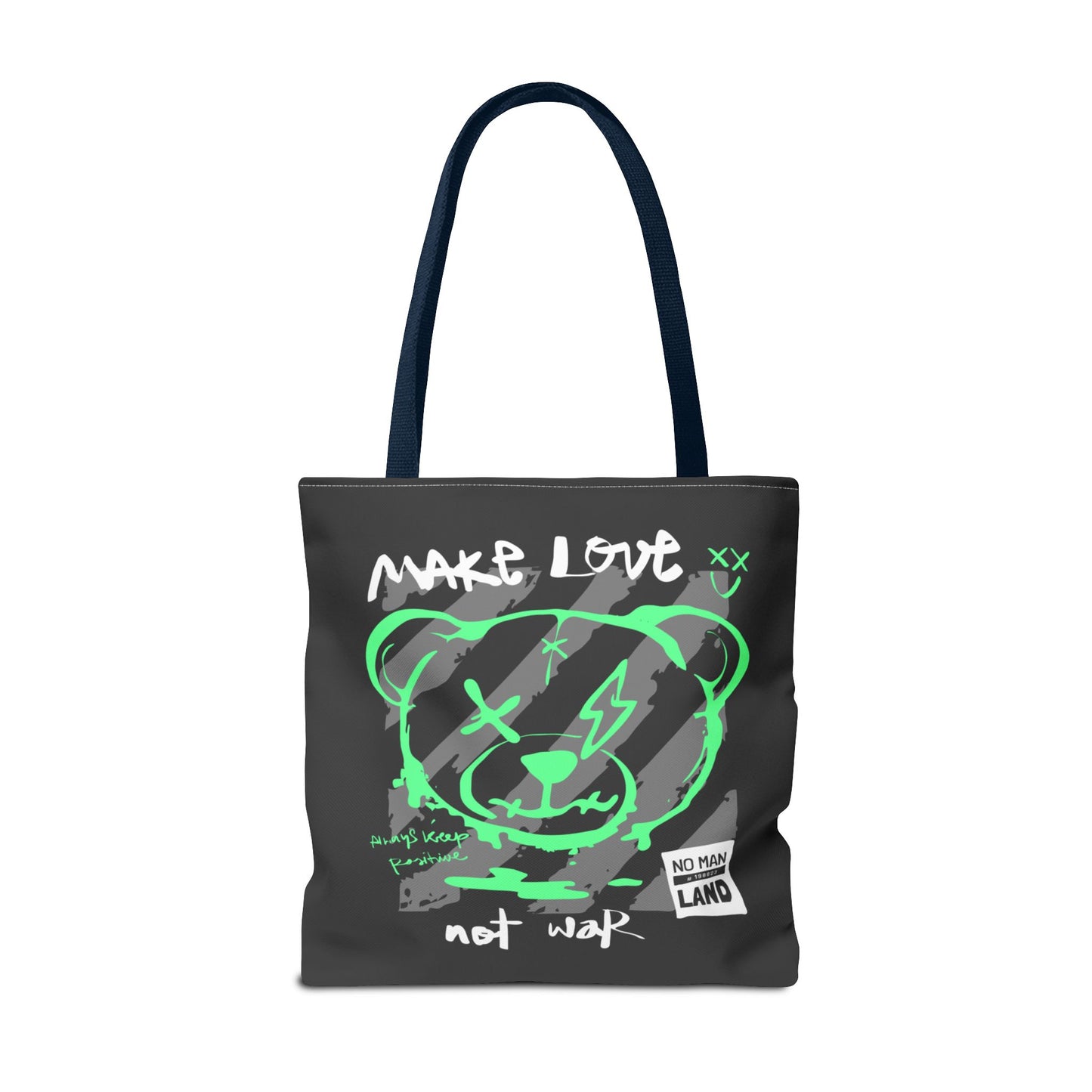 Make Love Not War — Tote Bag de protesta con estilo