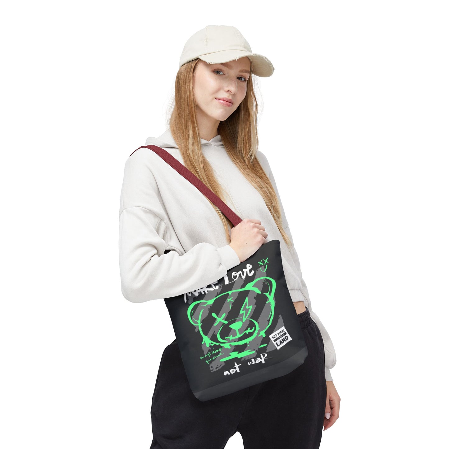 Make Love Not War — Tote Bag de protesta con estilo