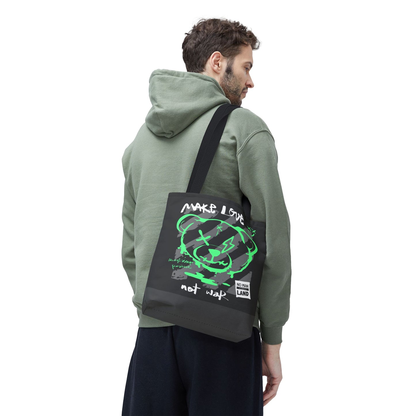 Make Love Not War — Tote Bag de protesta con estilo