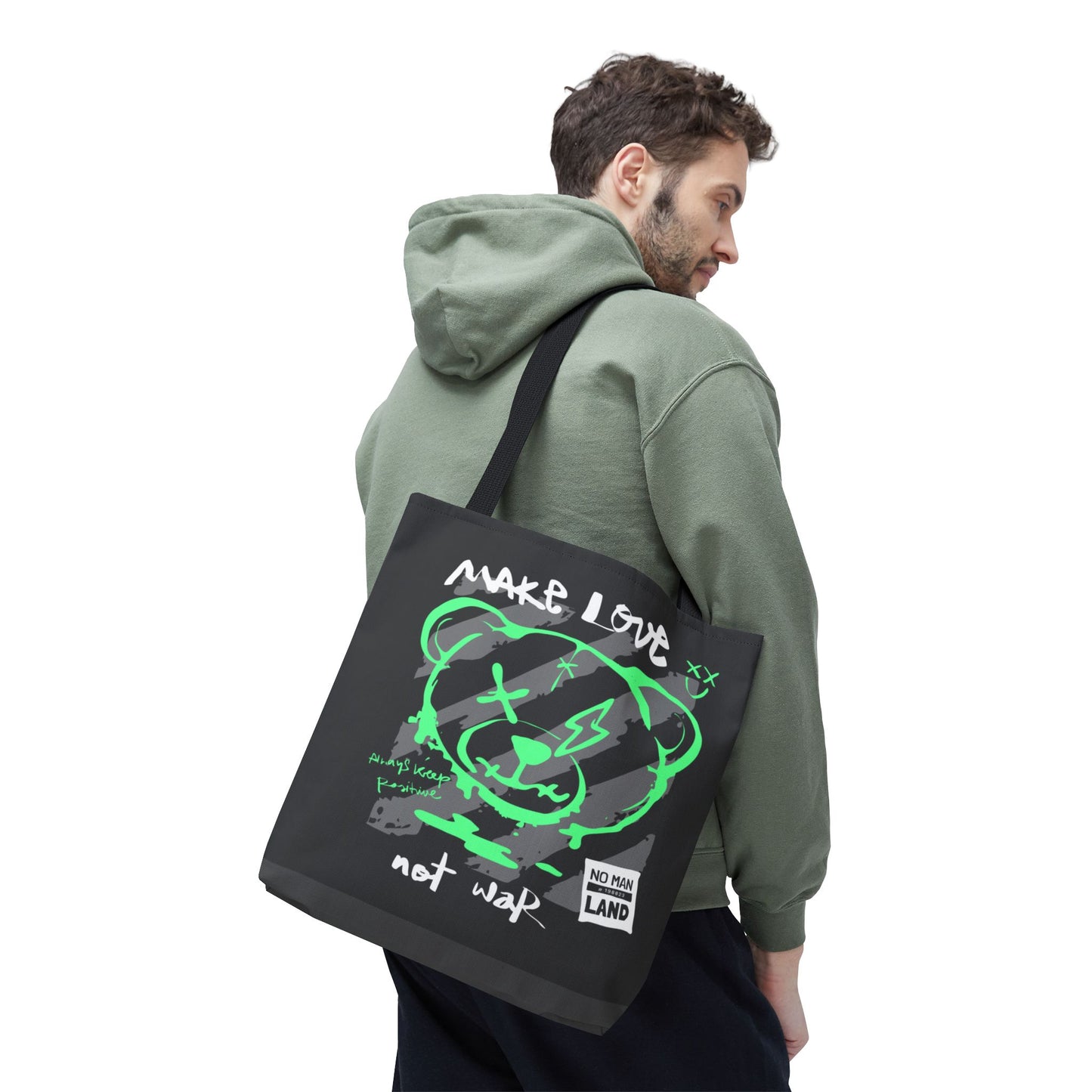 Make Love Not War — Tote Bag de protesta con estilo