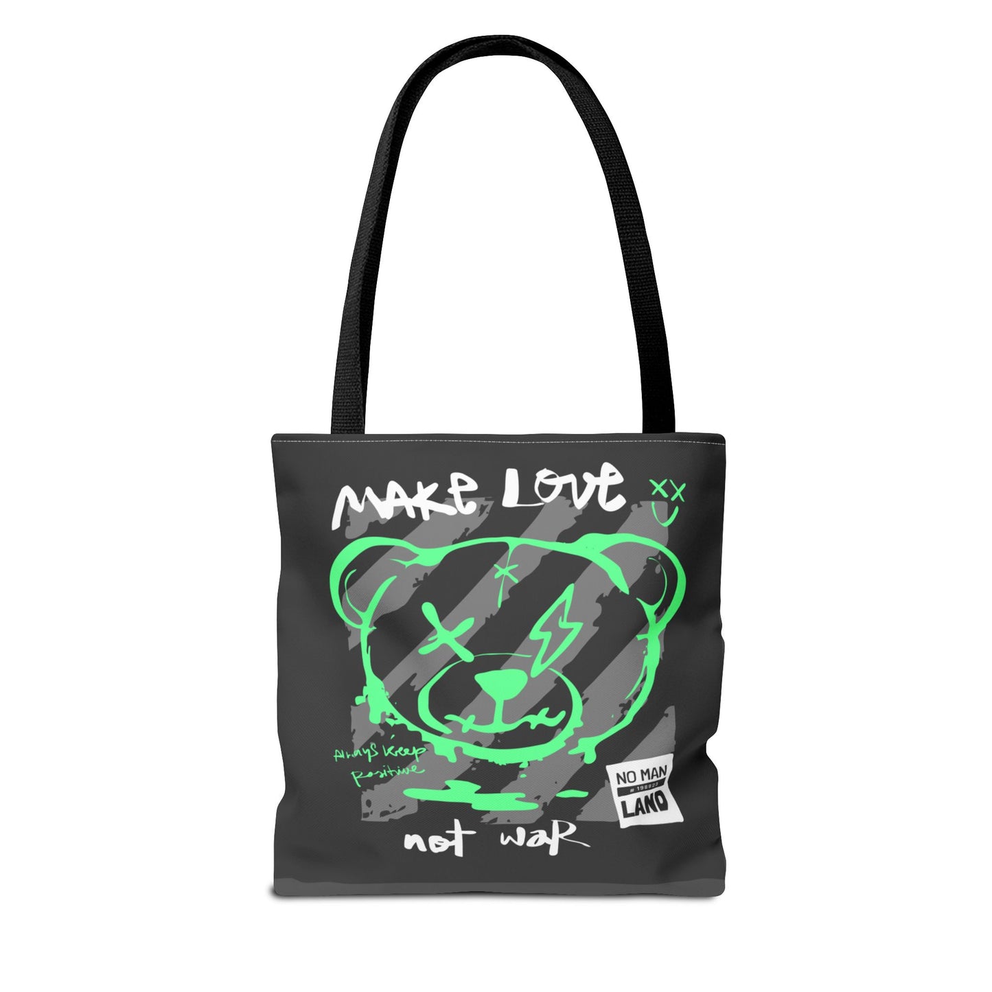 Make Love Not War — Tote Bag de protesta con estilo