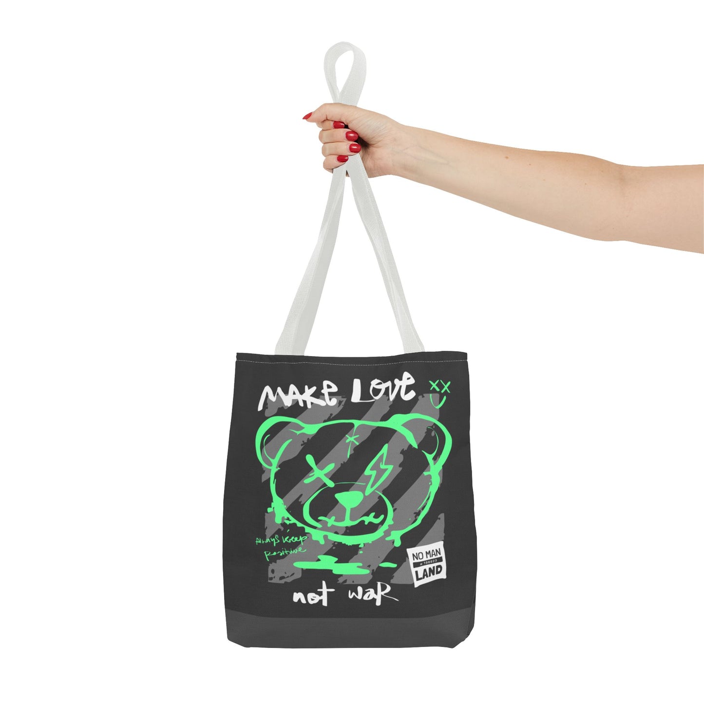 Make Love Not War — Tote Bag de protesta con estilo