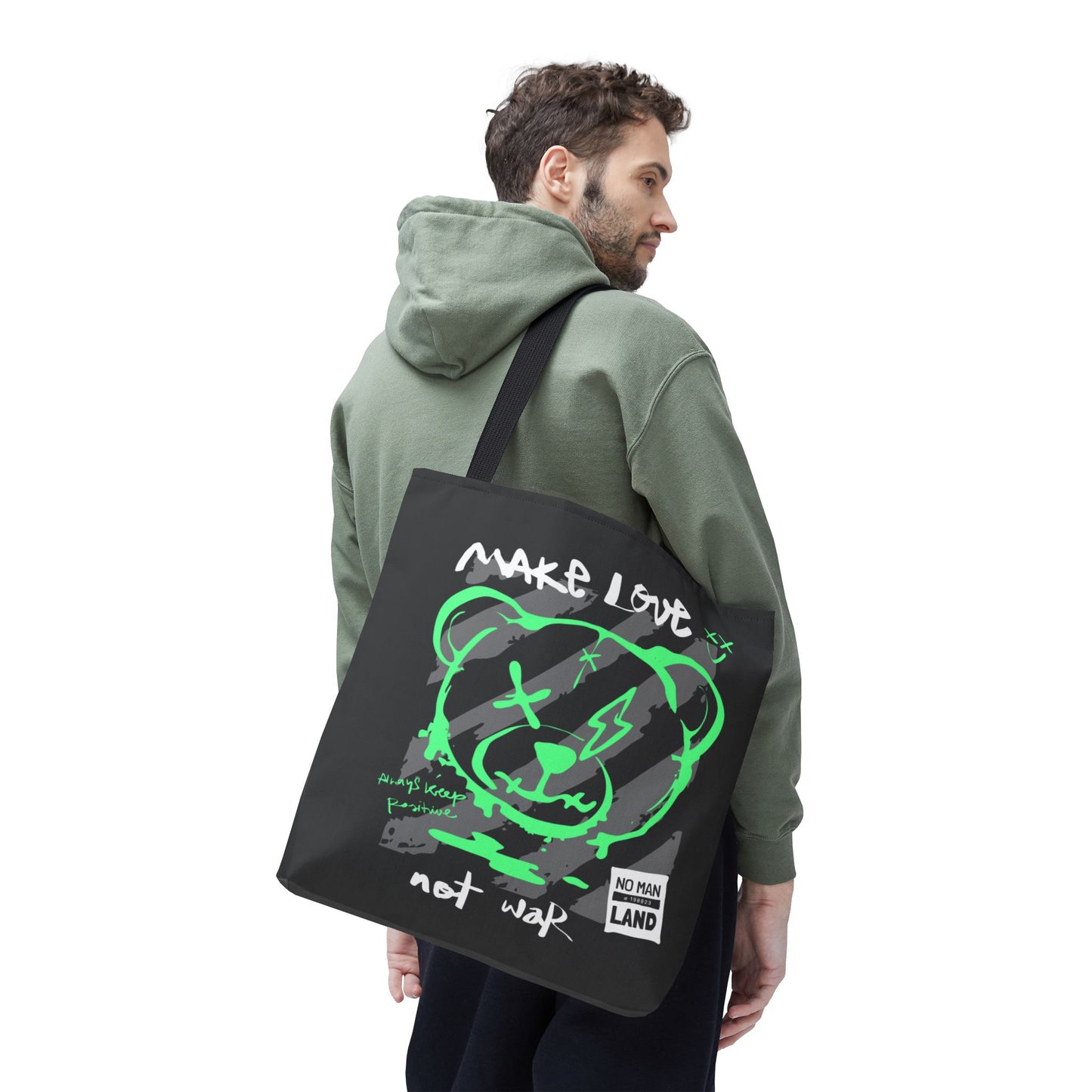 Make Love Not War — Tote Bag de protesta con estilo