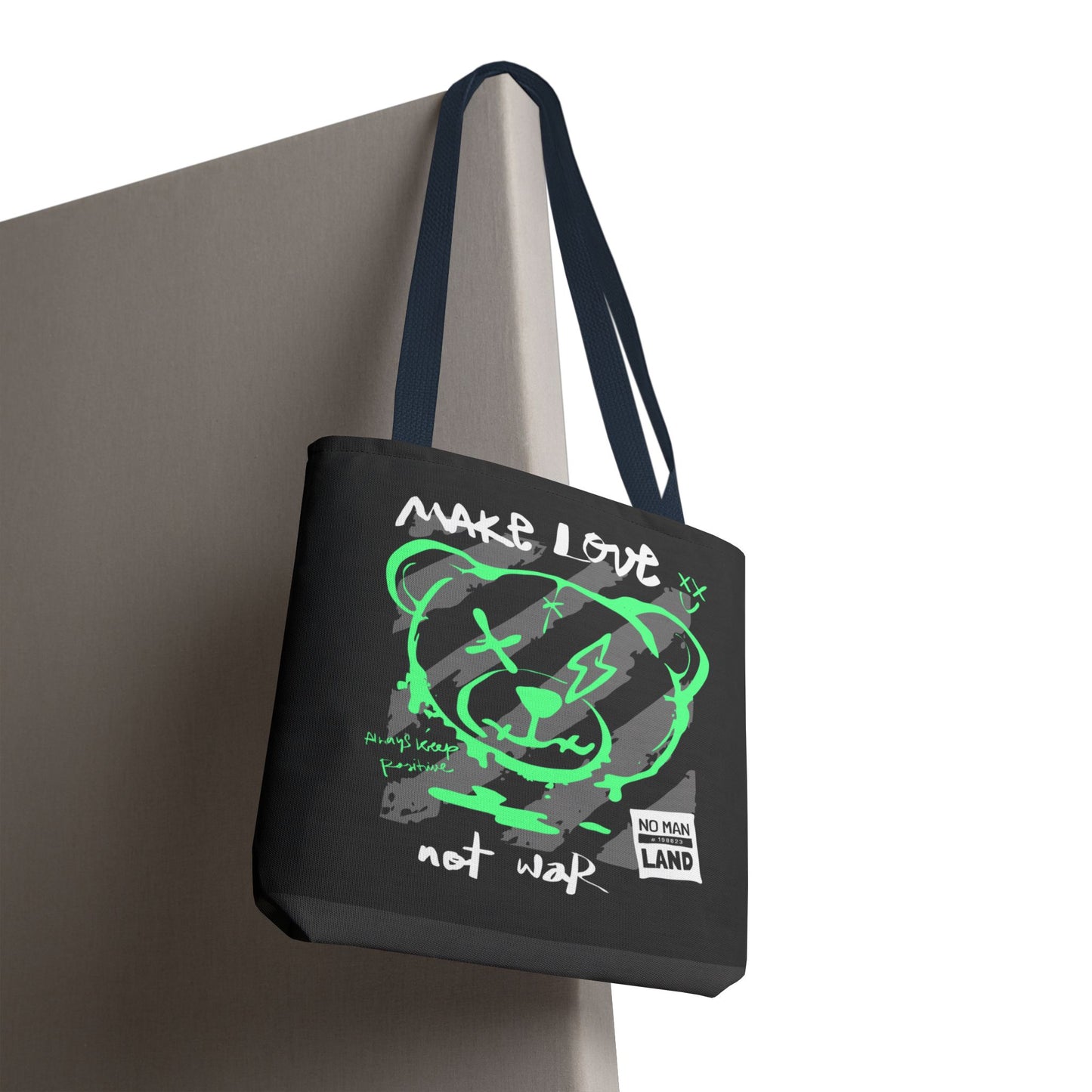 Make Love Not War — Tote Bag de protesta con estilo
