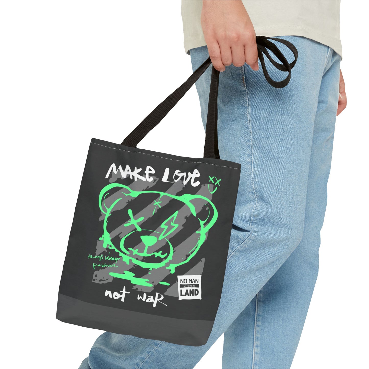 Make Love Not War — Tote Bag de protesta con estilo