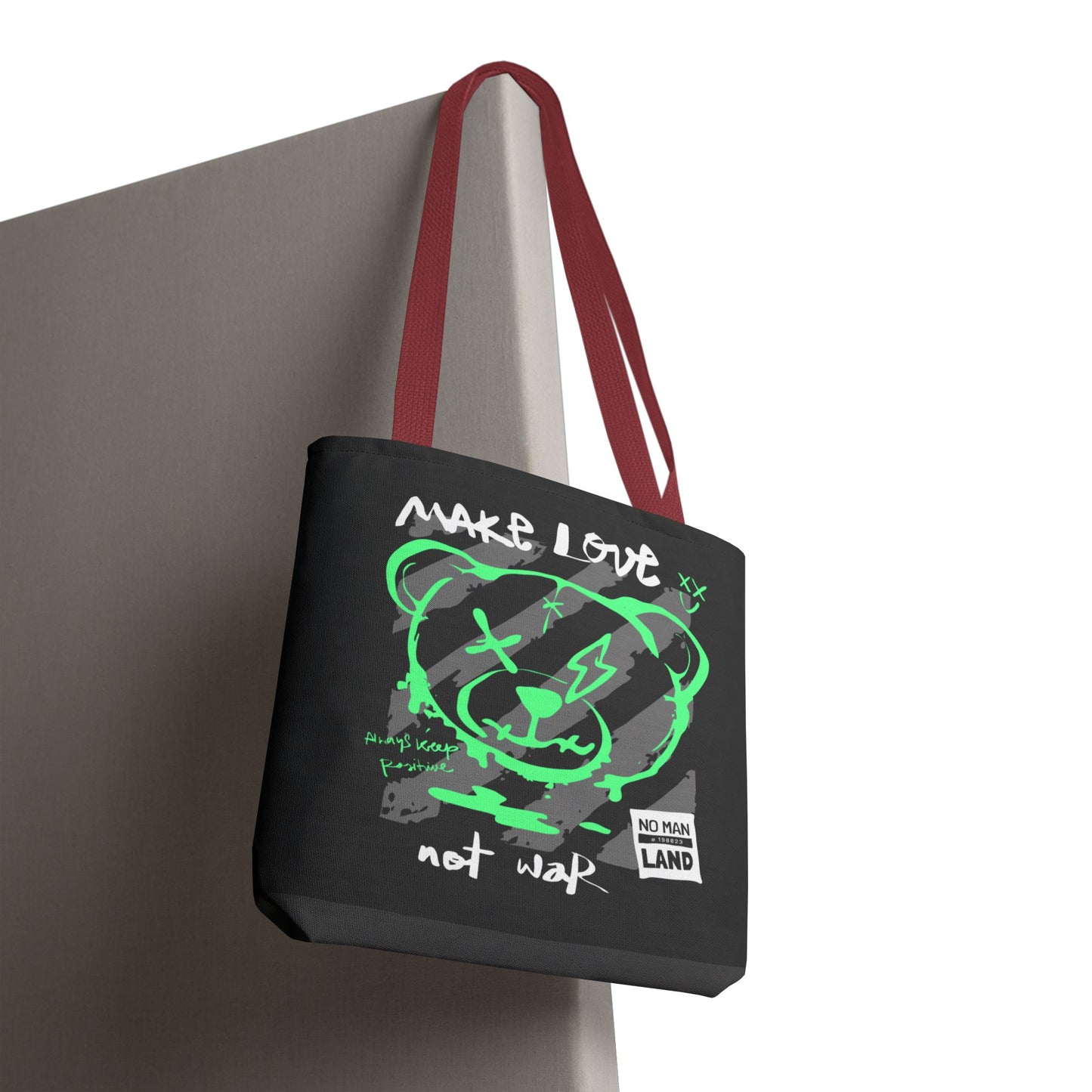 Make Love Not War — Tote Bag de protesta con estilo