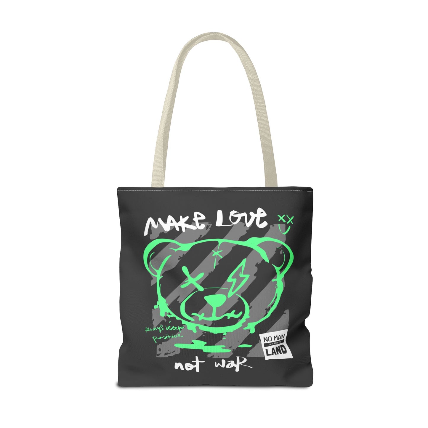 Make Love Not War — Tote Bag de protesta con estilo