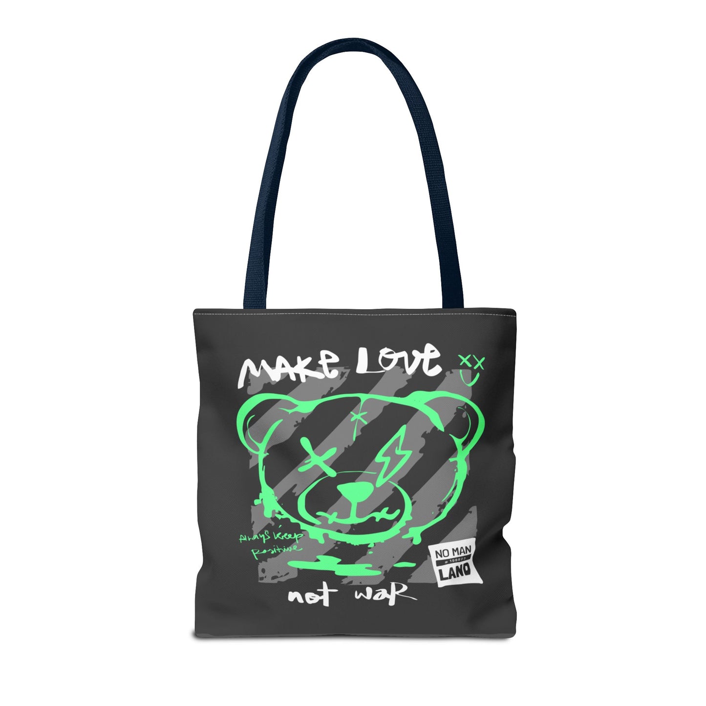 Make Love Not War — Tote Bag de protesta con estilo