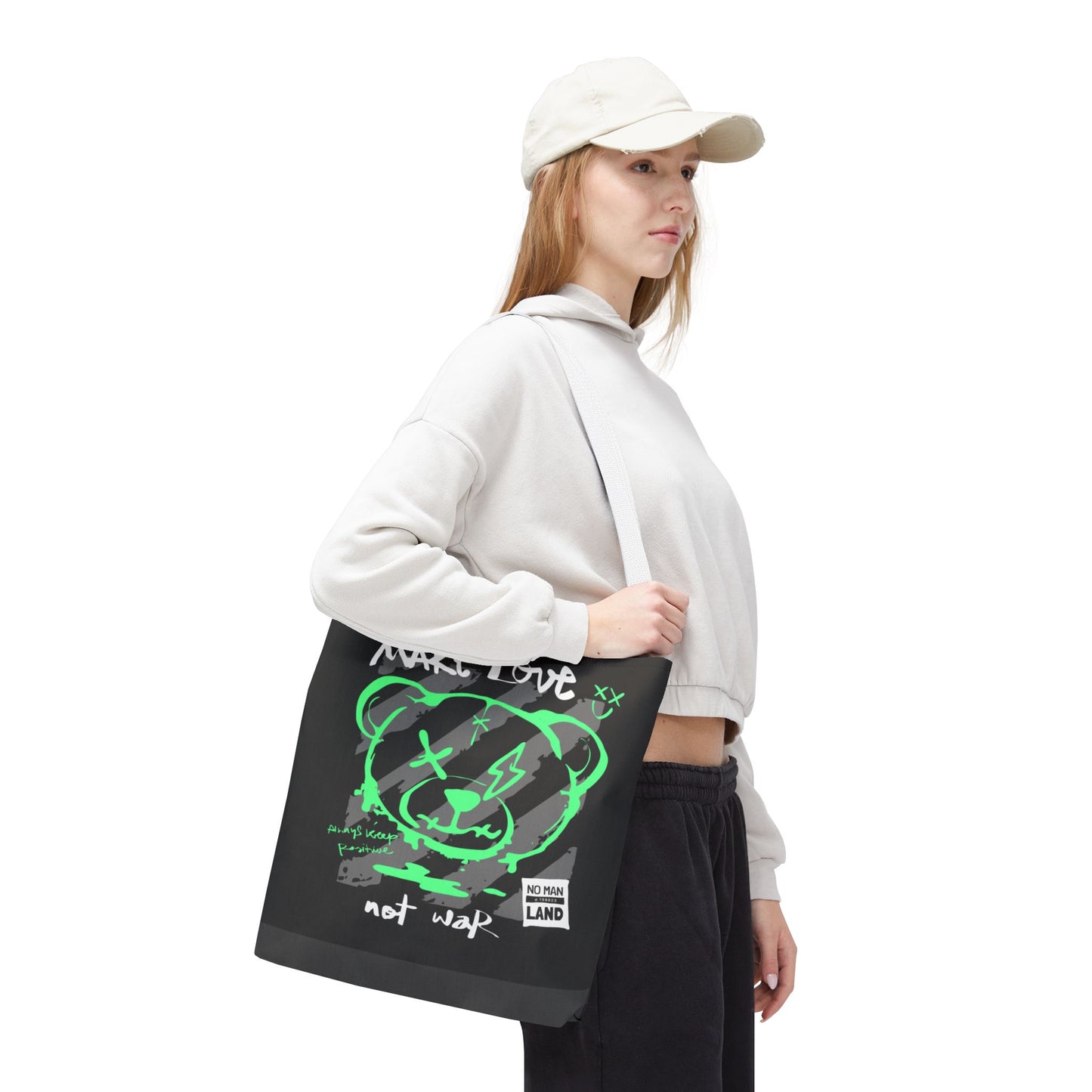 Make Love Not War — Tote Bag de protesta con estilo