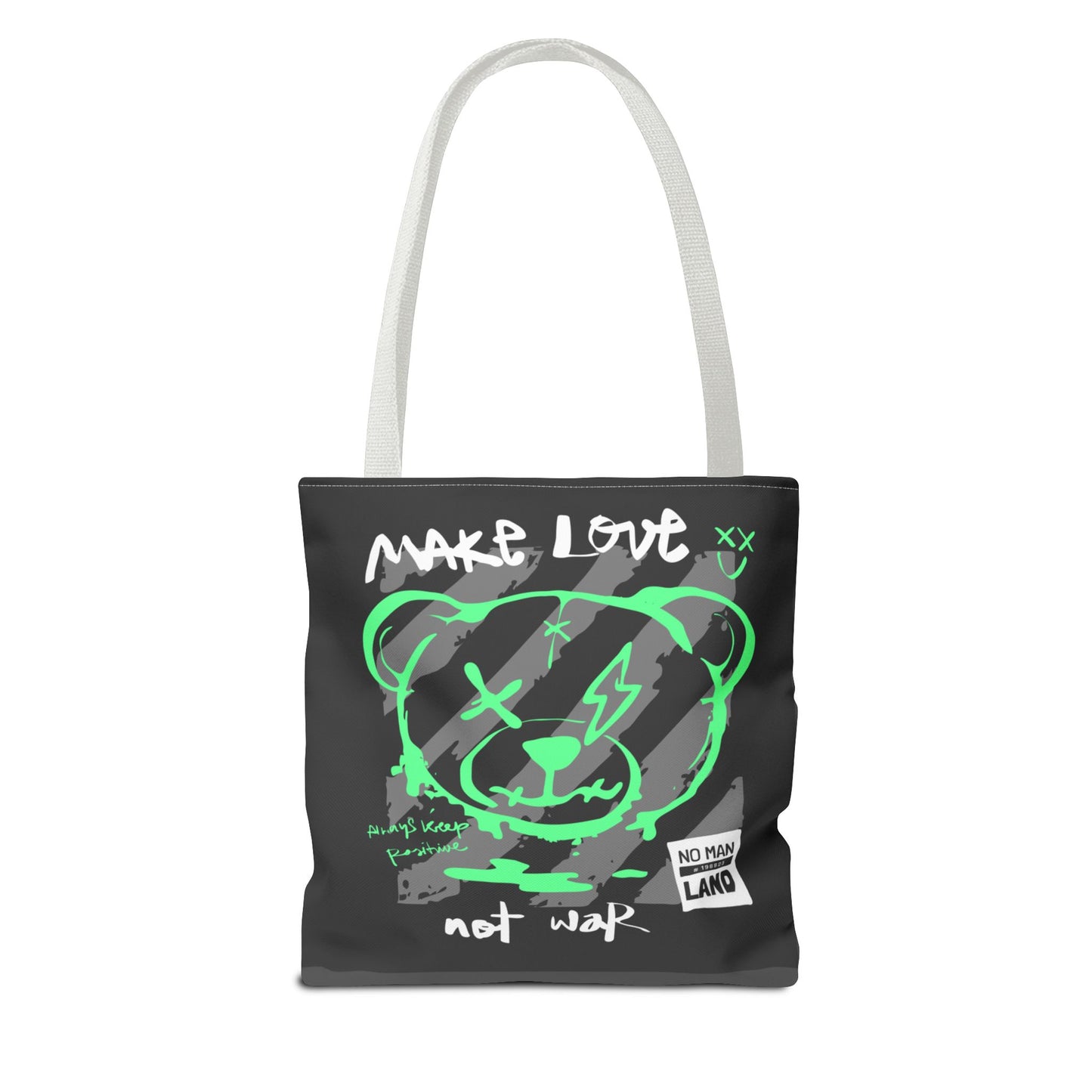 Make Love Not War — Tote Bag de protesta con estilo