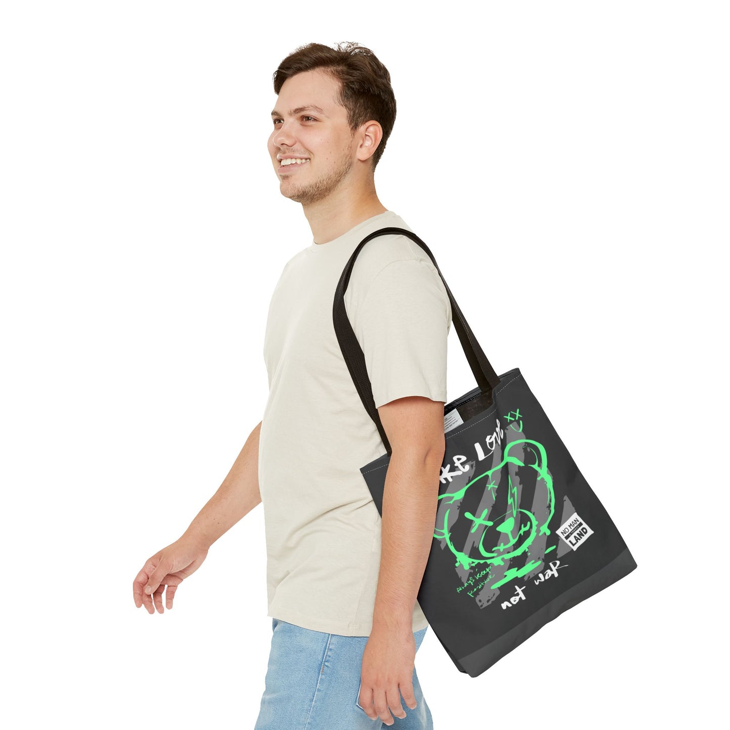 Make Love Not War — Tote Bag de protesta con estilo