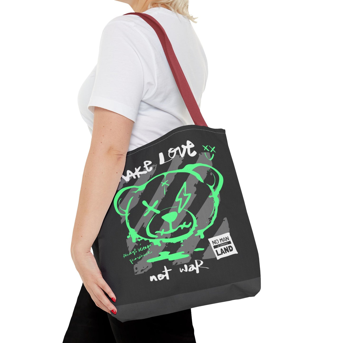 Make Love Not War — Tote Bag de protesta con estilo
