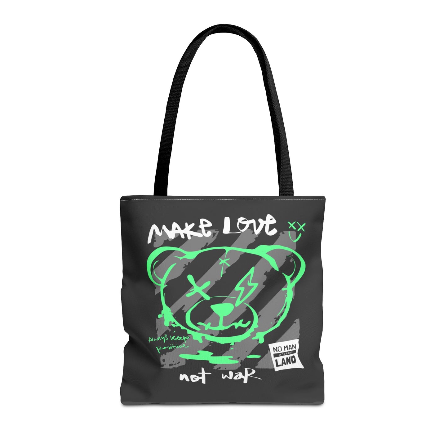 Make Love Not War — Tote Bag de protesta con estilo