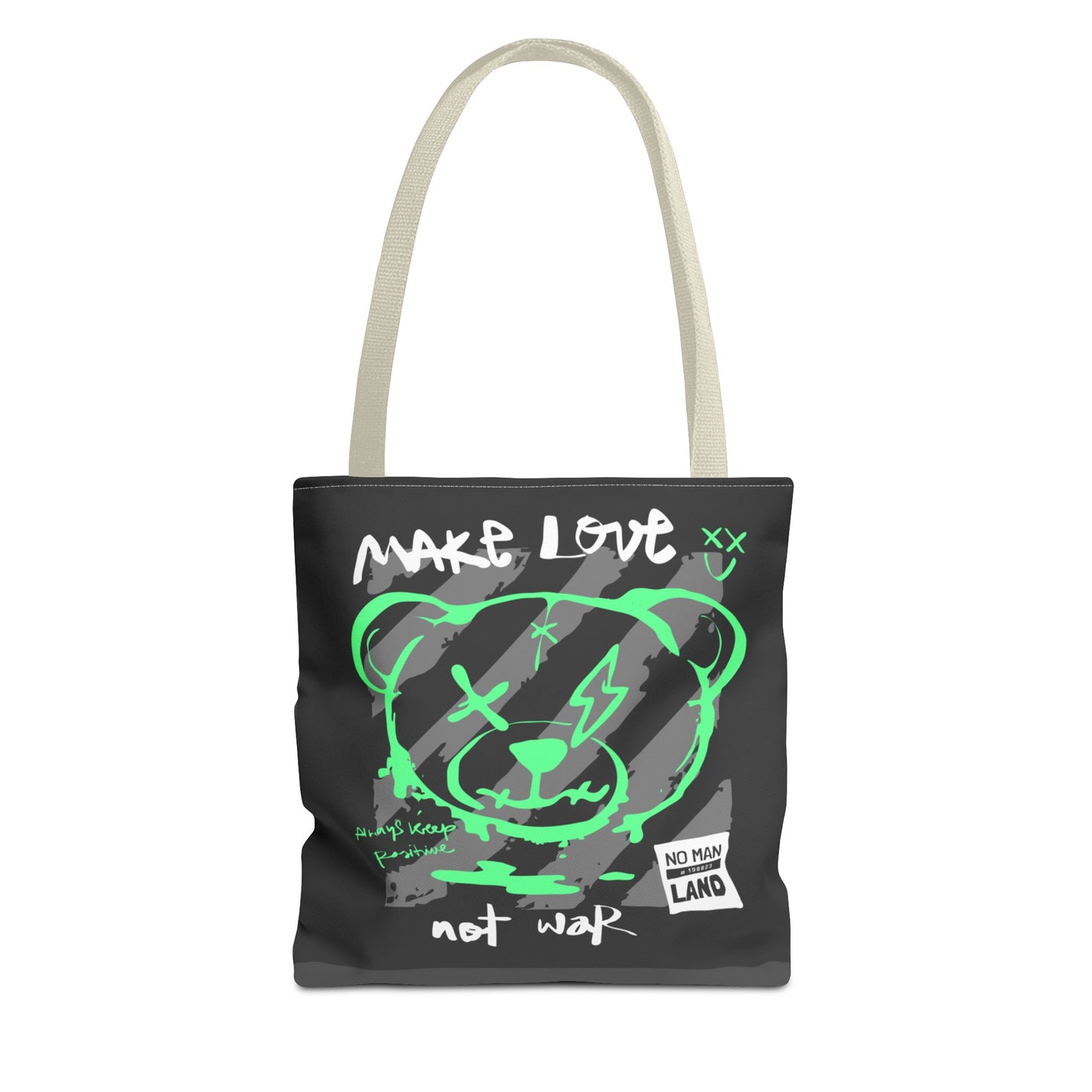 Make Love Not War — Tote Bag de protesta con estilo