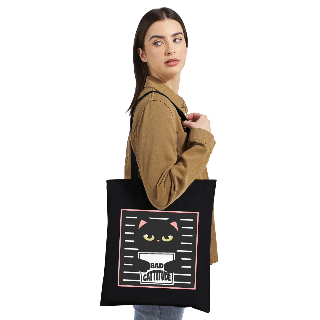 Bolsa de tela ecológica: Bad Cattitud