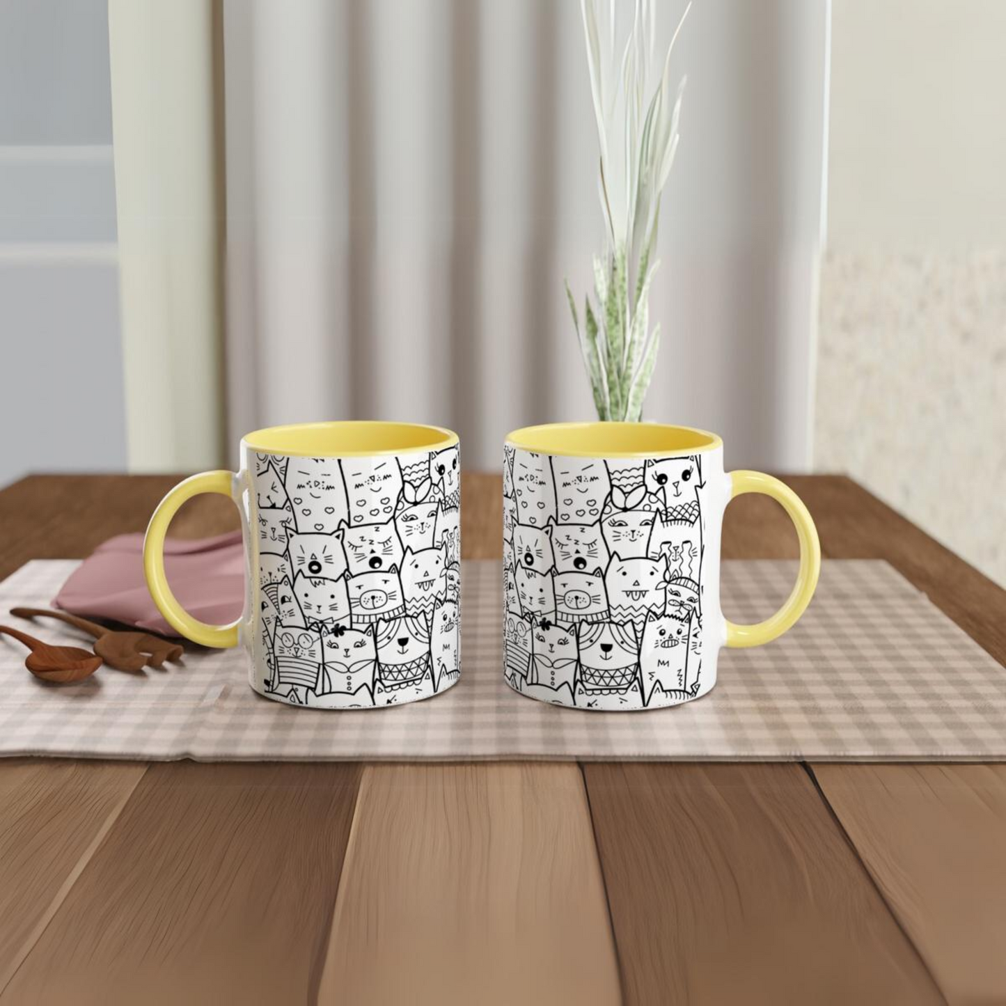 Taza de Cerámica: Lovely Cats
