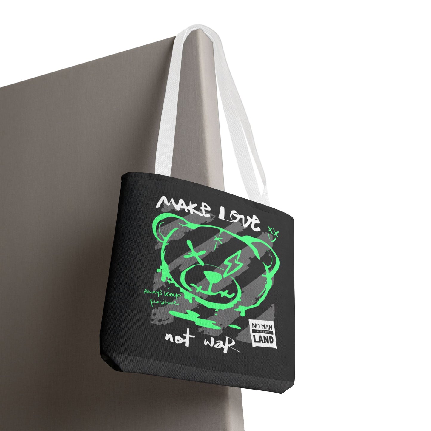 Make Love Not War — Tote Bag de protesta con estilo