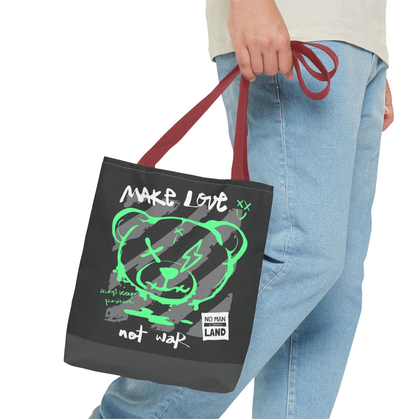 Make Love Not War — Tote Bag de protesta con estilo