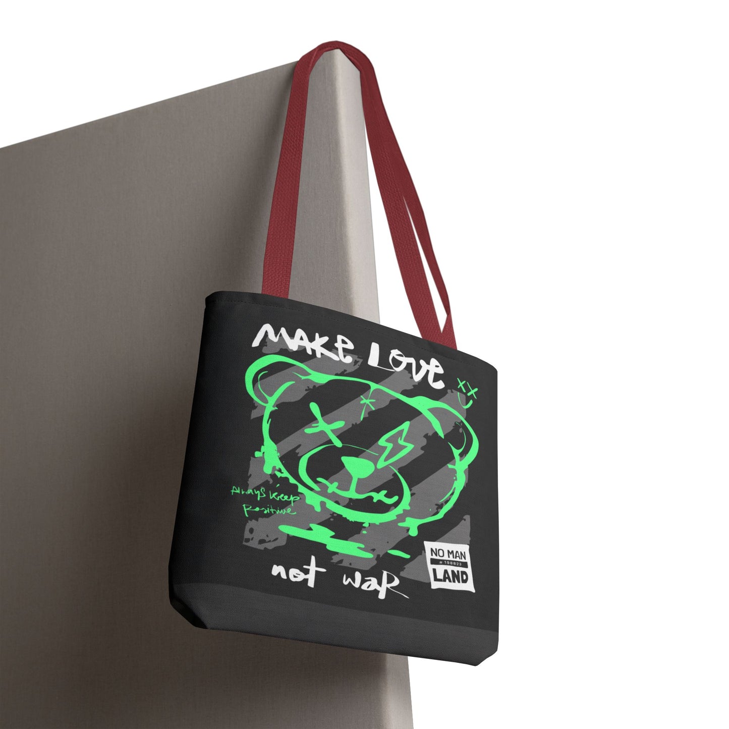 Make Love Not War — Tote Bag de protesta con estilo