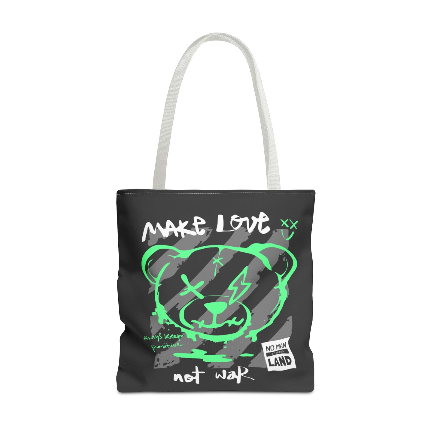 Make Love Not War — Tote Bag de protesta con estilo