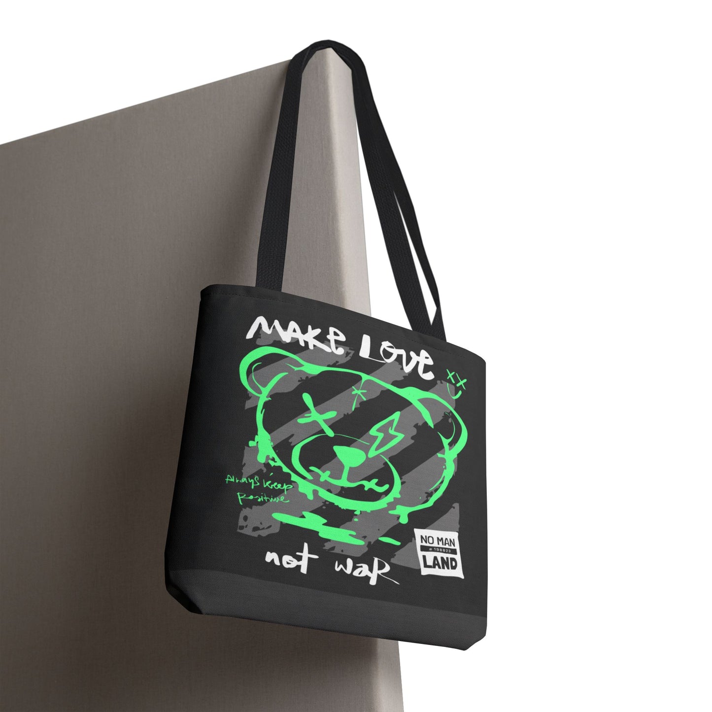 Make Love Not War — Tote Bag de protesta con estilo