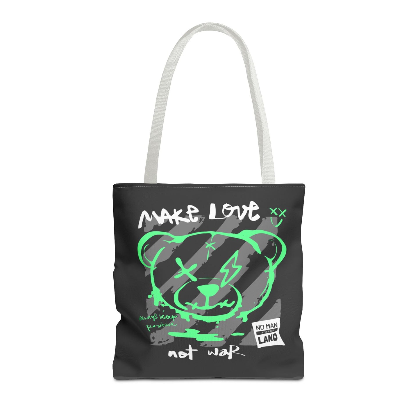 Make Love Not War — Tote Bag de protesta con estilo