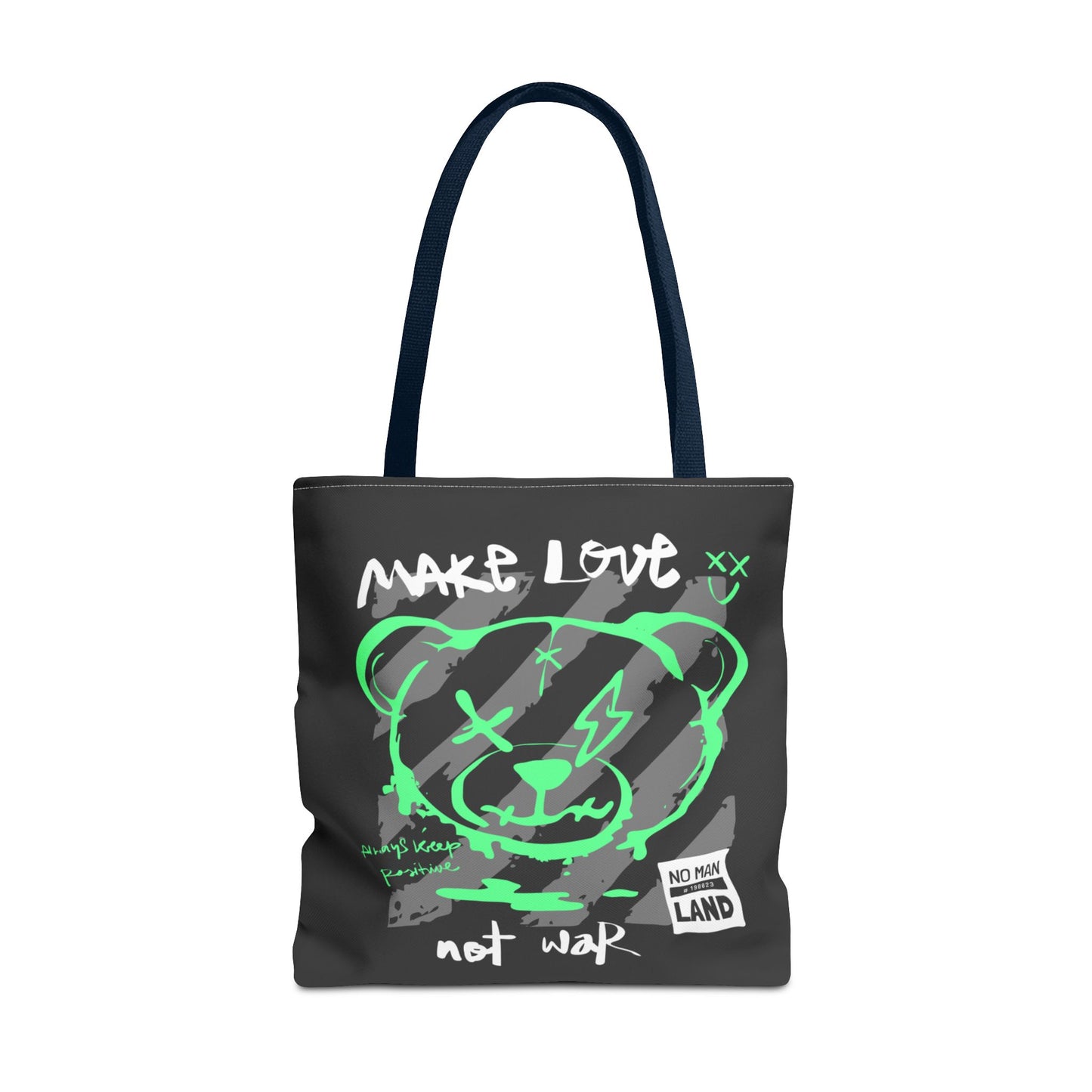 Make Love Not War — Tote Bag de protesta con estilo