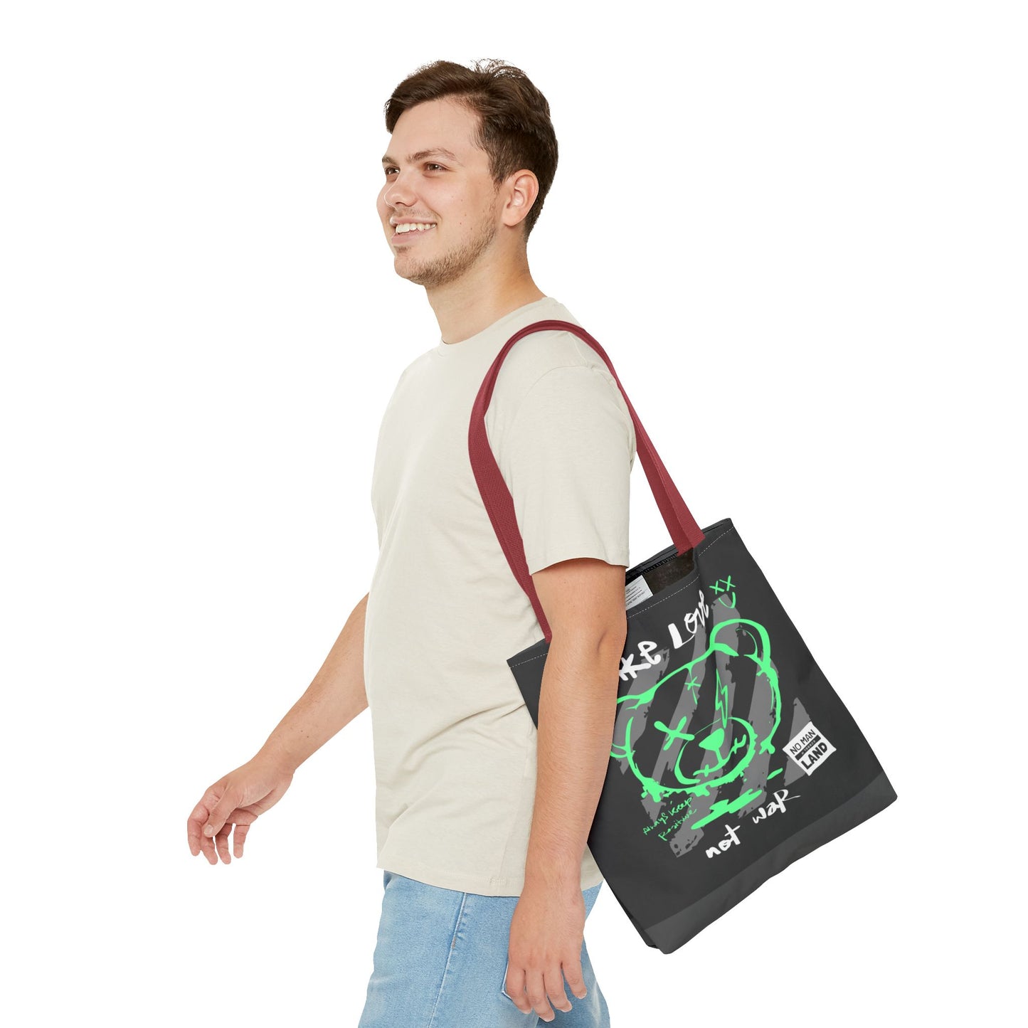 Make Love Not War — Tote Bag de protesta con estilo