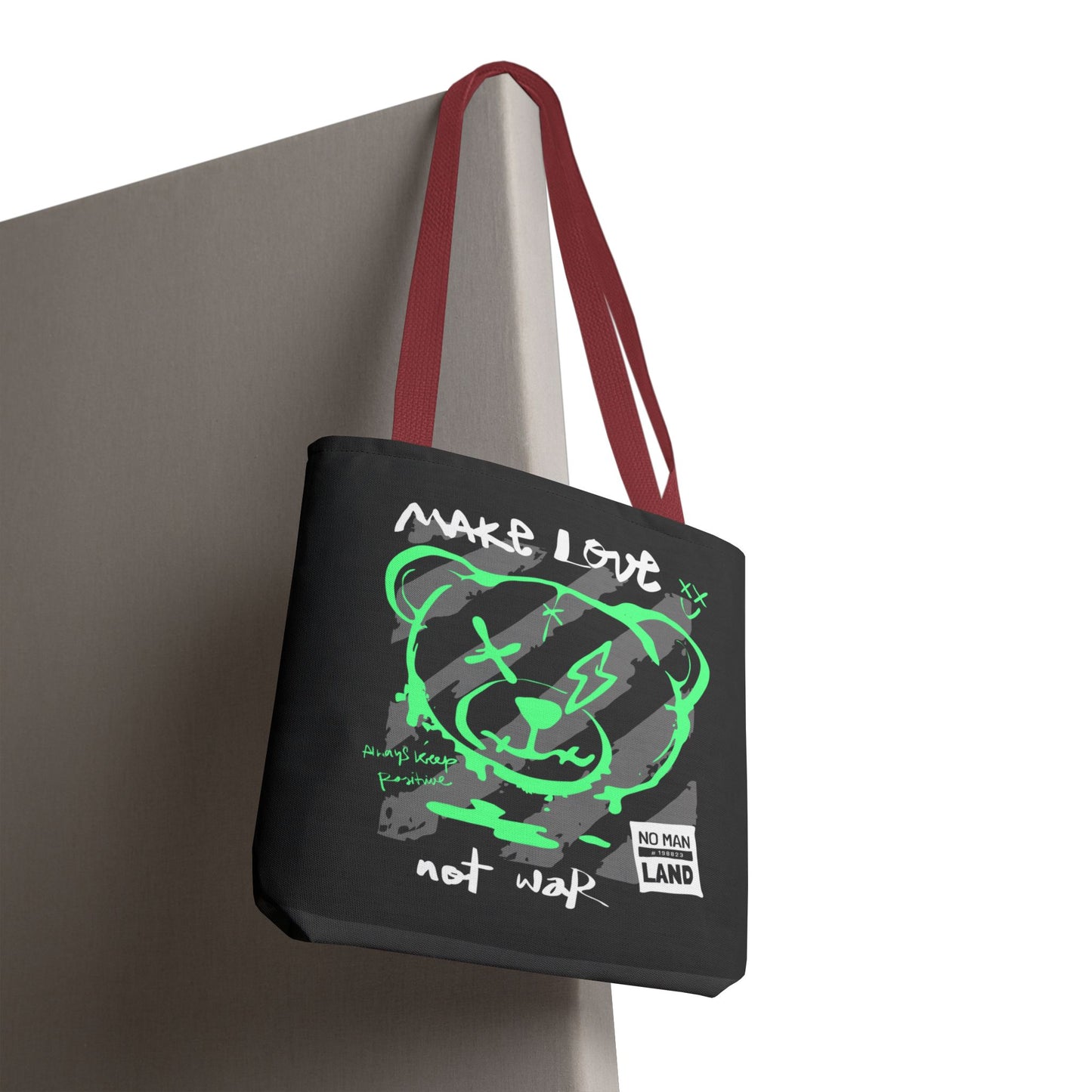 Make Love Not War — Tote Bag de protesta con estilo