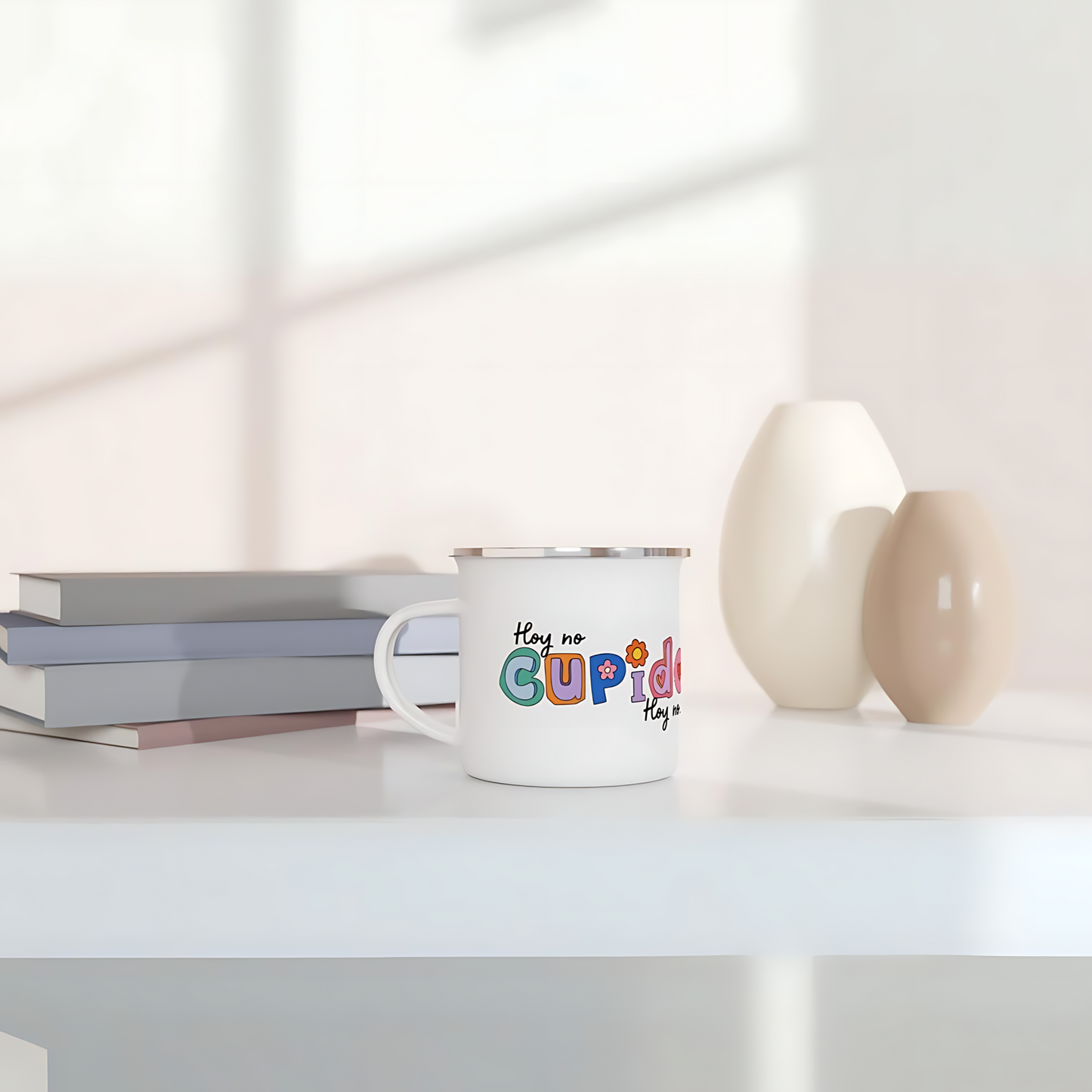 Taza Esmaltada Cupido