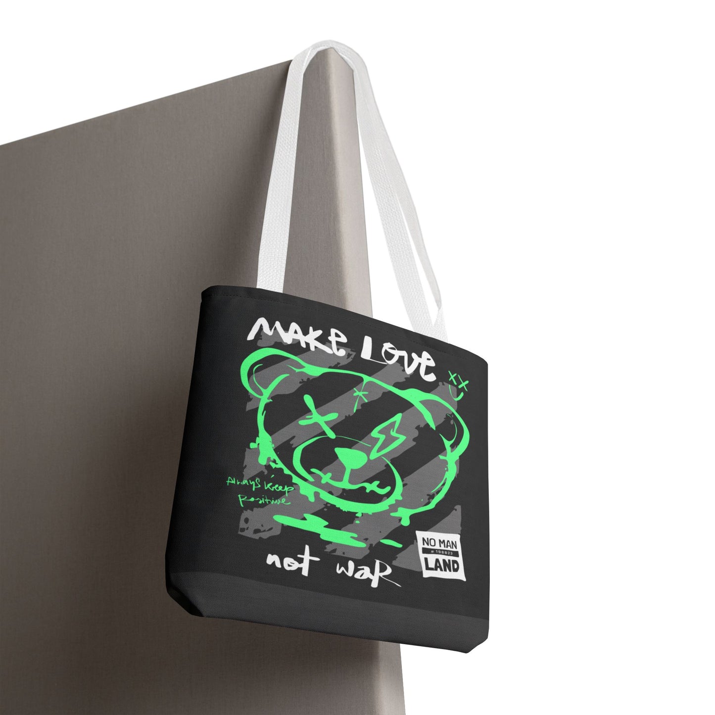 Make Love Not War — Tote Bag de protesta con estilo