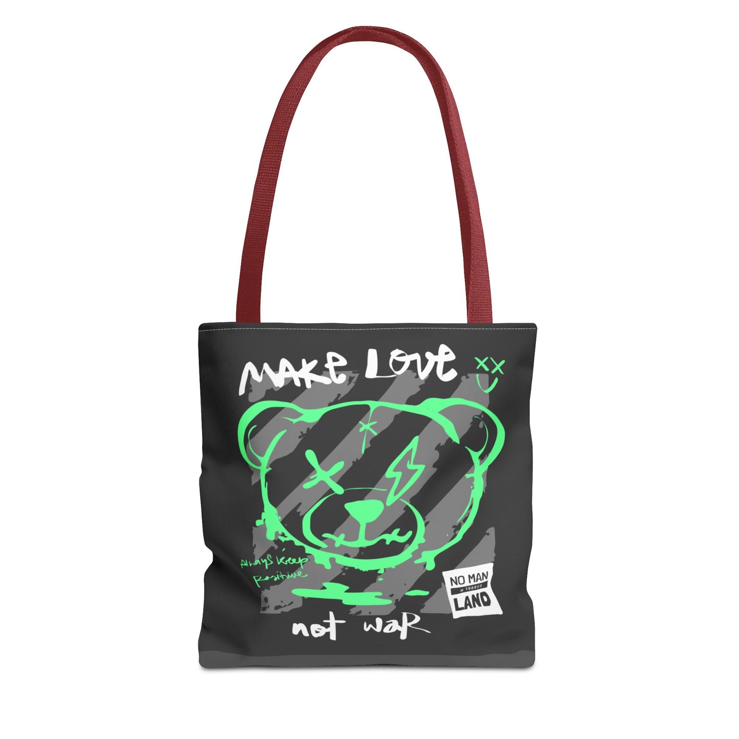 Make Love Not War — Tote Bag de protesta con estilo