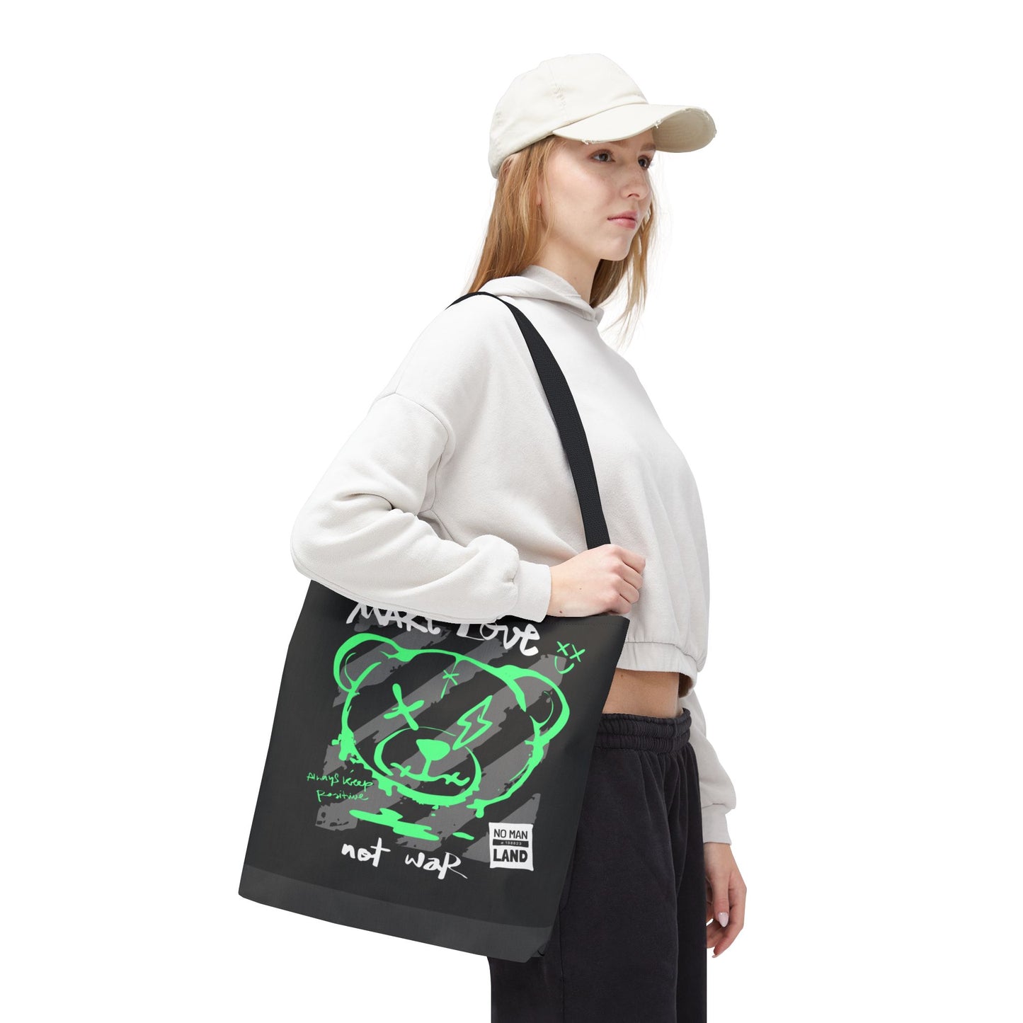 Make Love Not War — Tote Bag de protesta con estilo