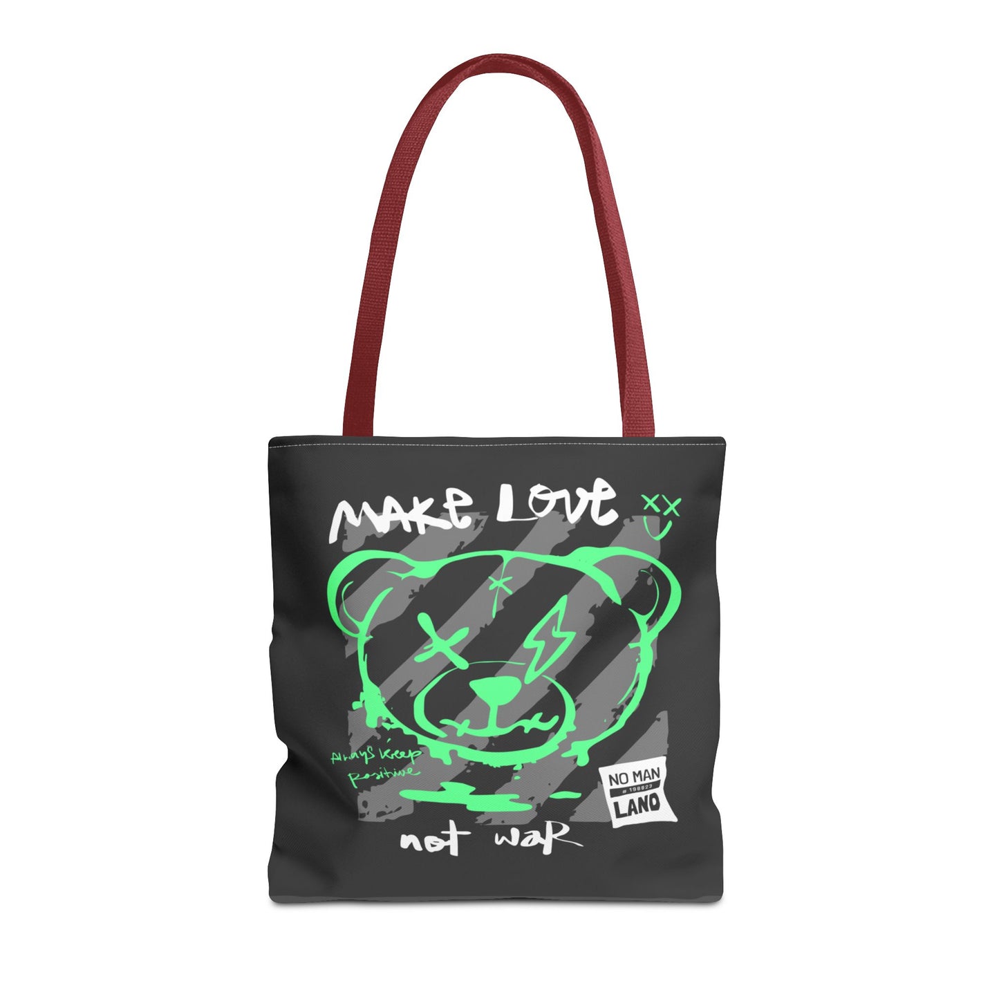 Make Love Not War — Tote Bag de protesta con estilo