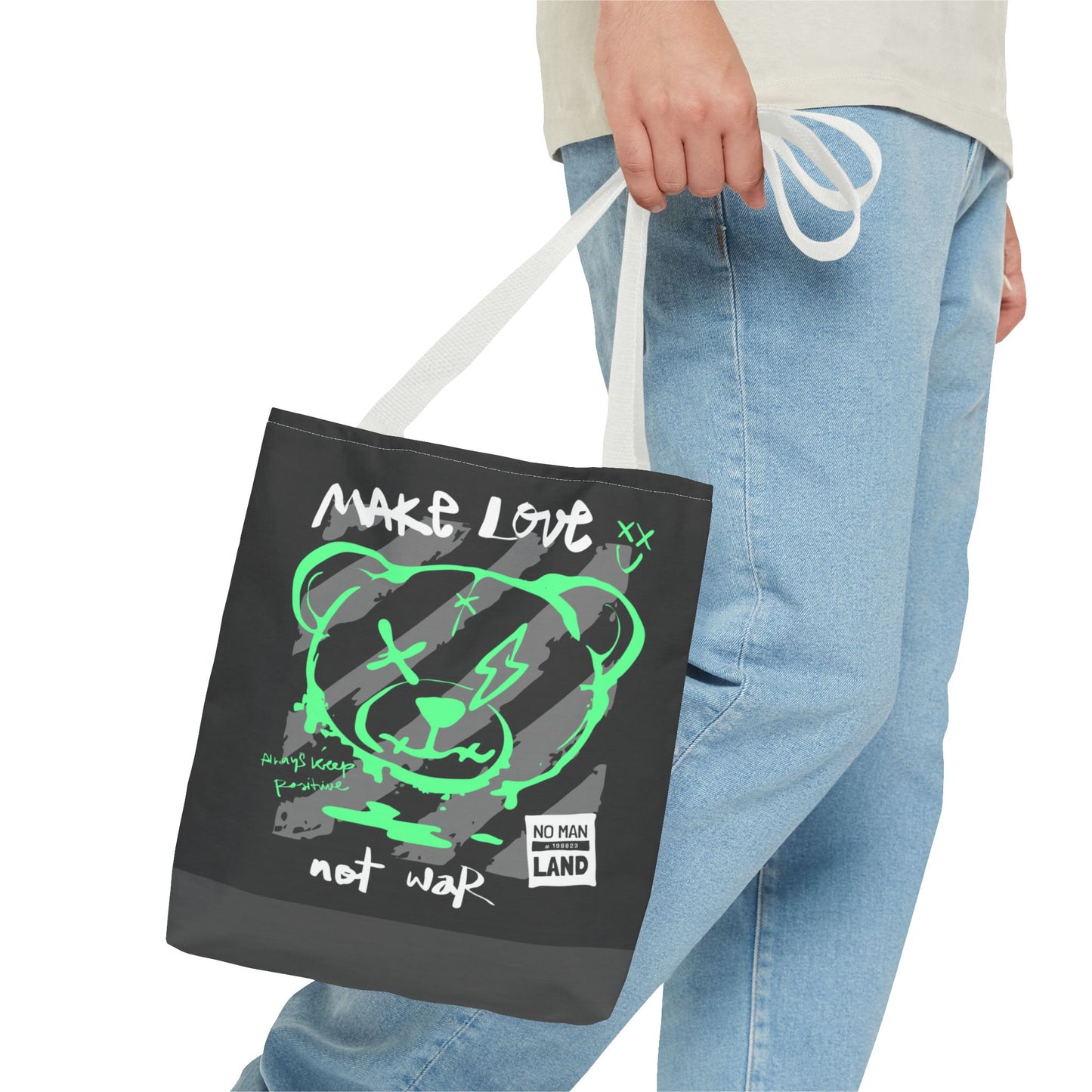 Make Love Not War — Tote Bag de protesta con estilo