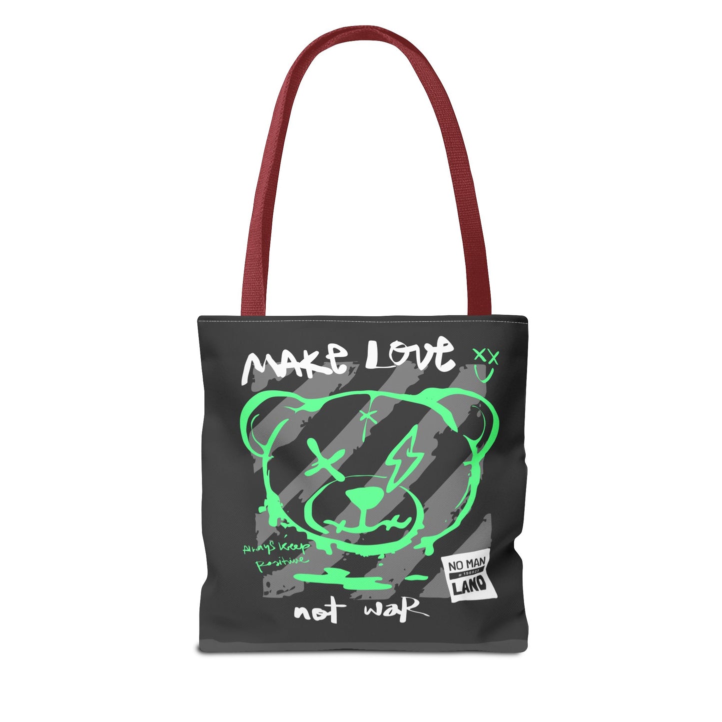 Make Love Not War — Tote Bag de protesta con estilo