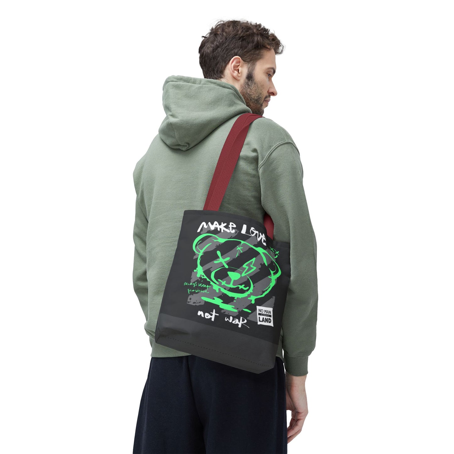 Make Love Not War — Tote Bag de protesta con estilo