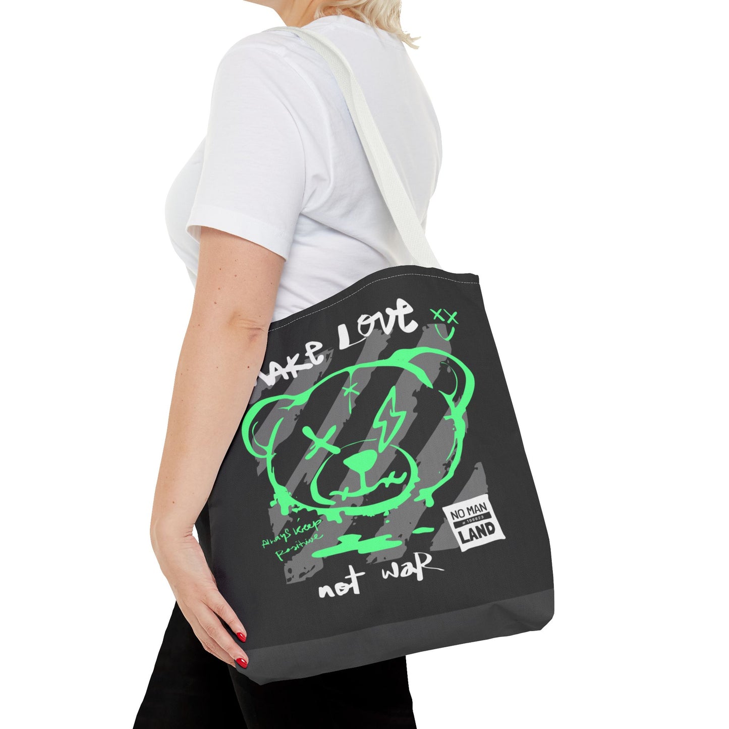Make Love Not War — Tote Bag de protesta con estilo