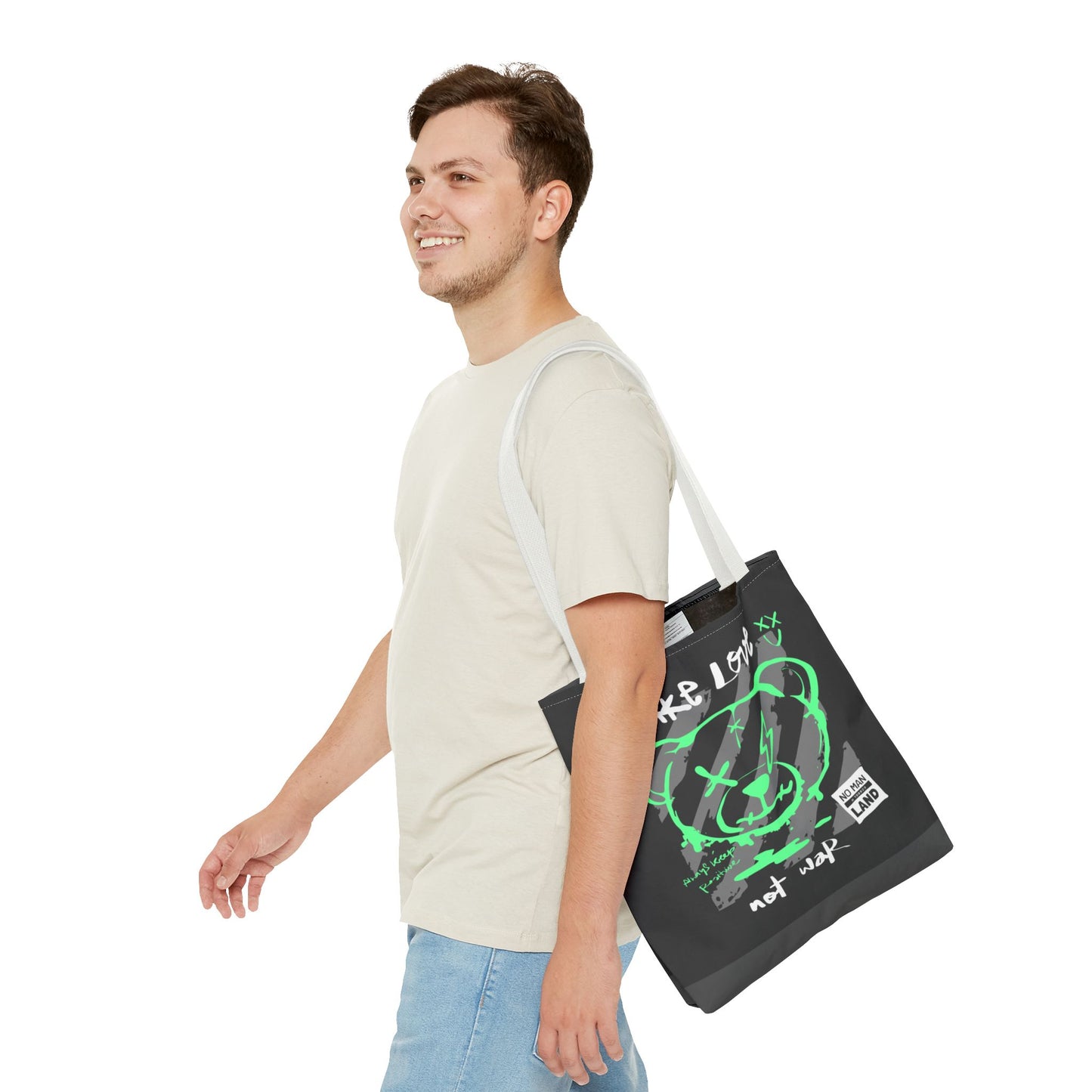 Make Love Not War — Tote Bag de protesta con estilo
