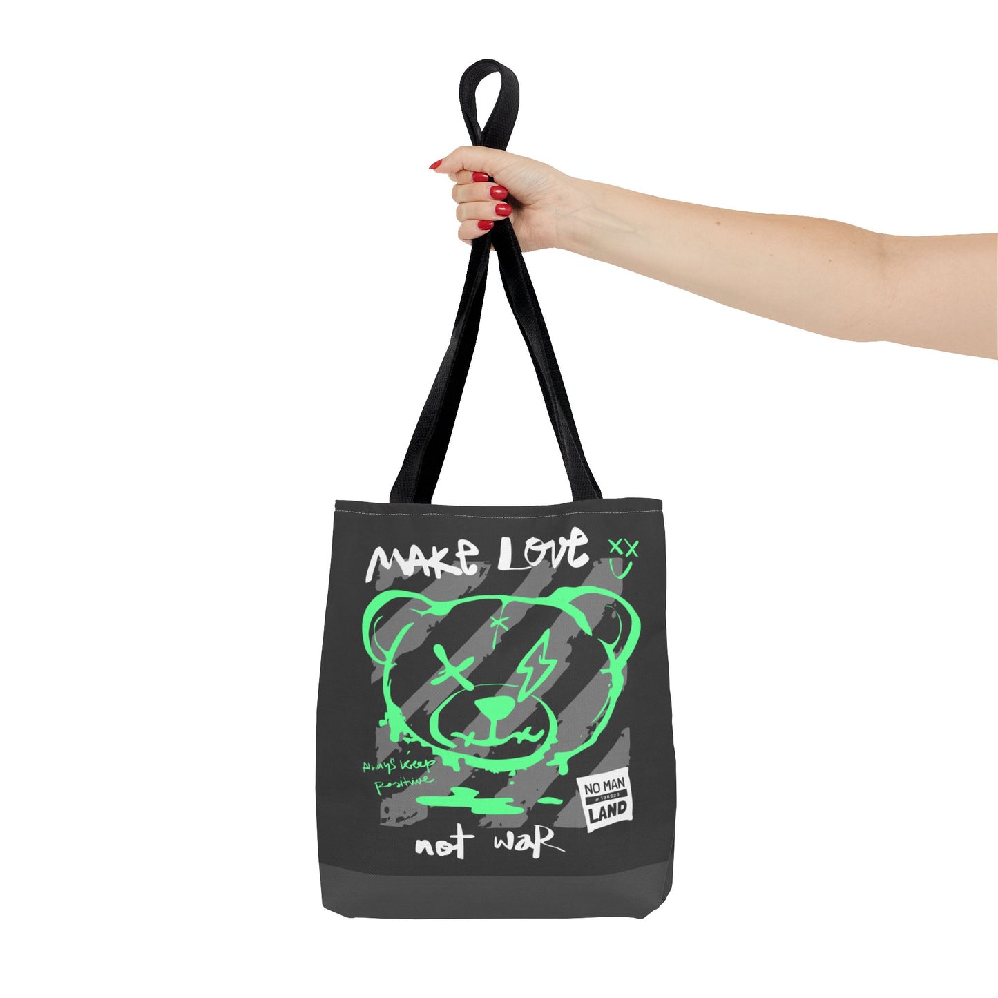 Make Love Not War — Tote Bag de protesta con estilo