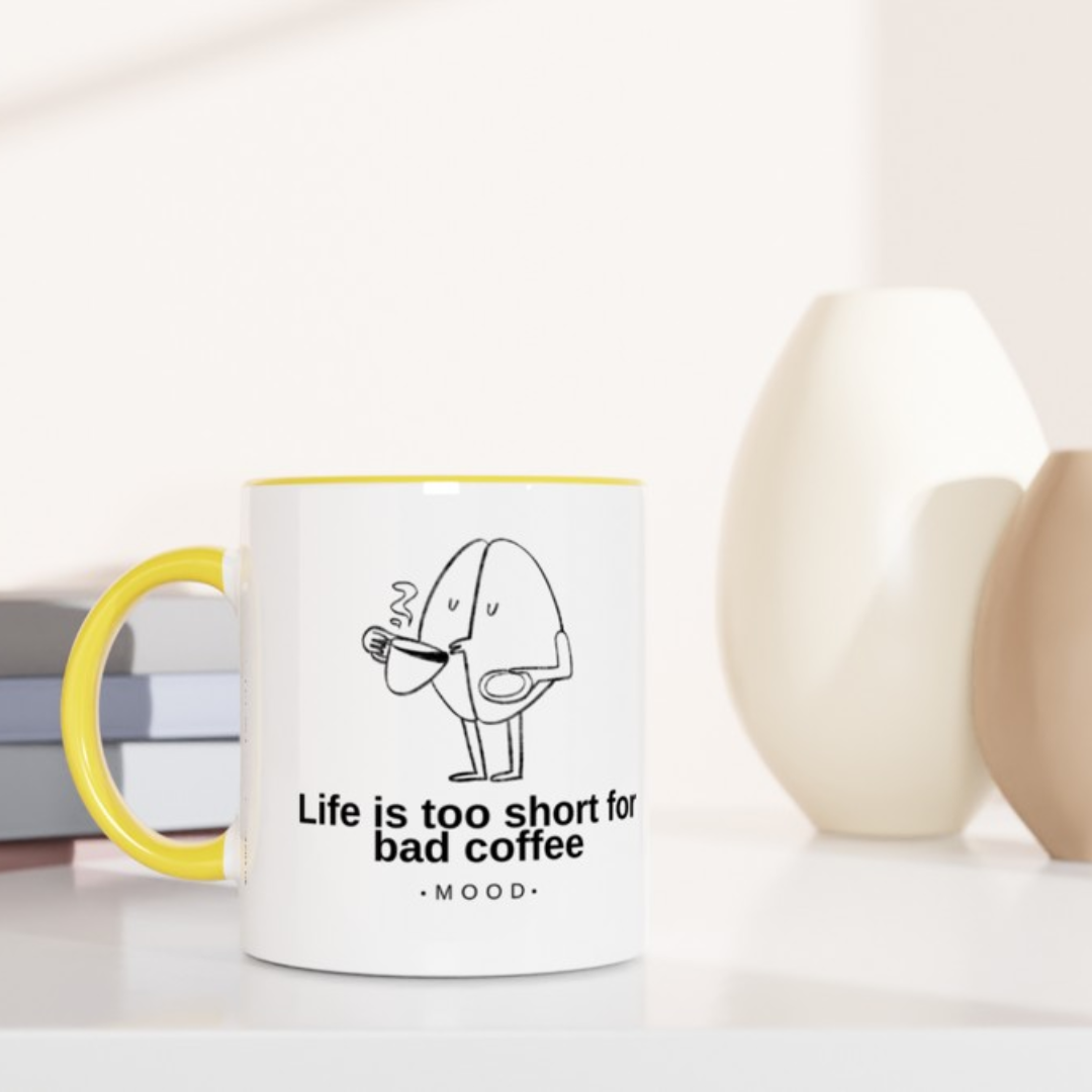 Taza de Cerámica: Life is Too Short