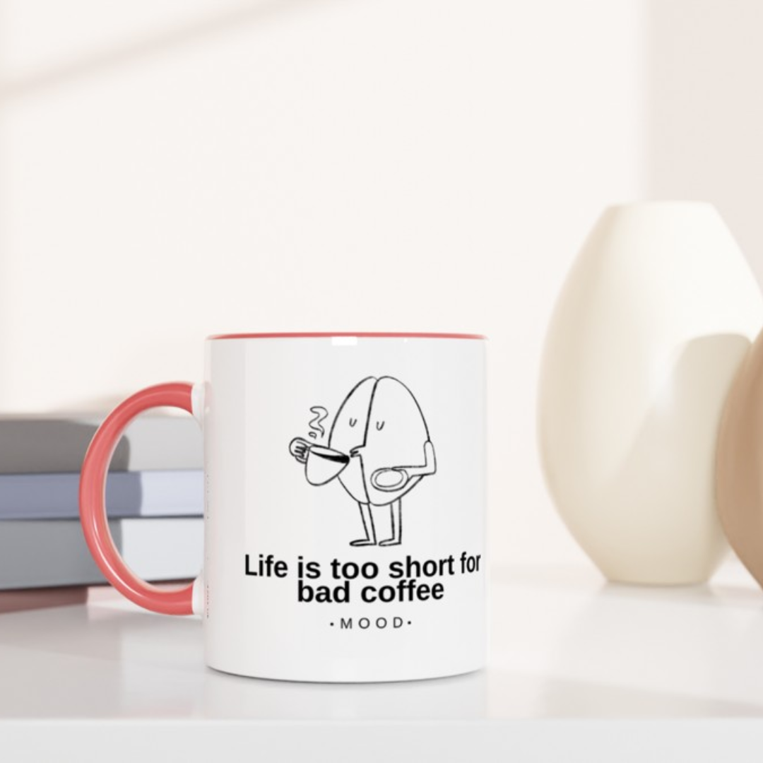 Taza de Cerámica: Life is Too Short