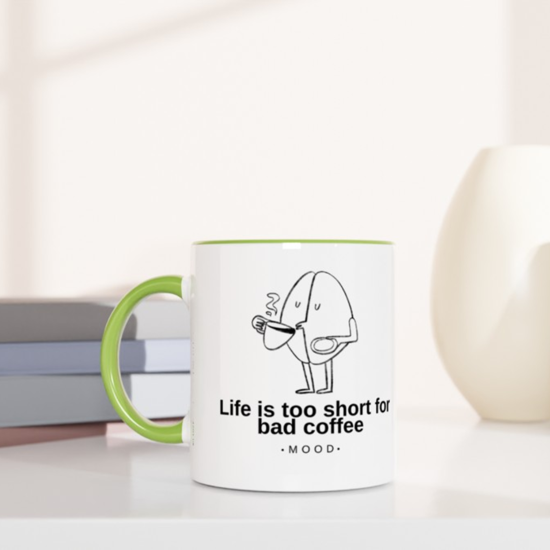 Taza de Cerámica: Life is Too Short